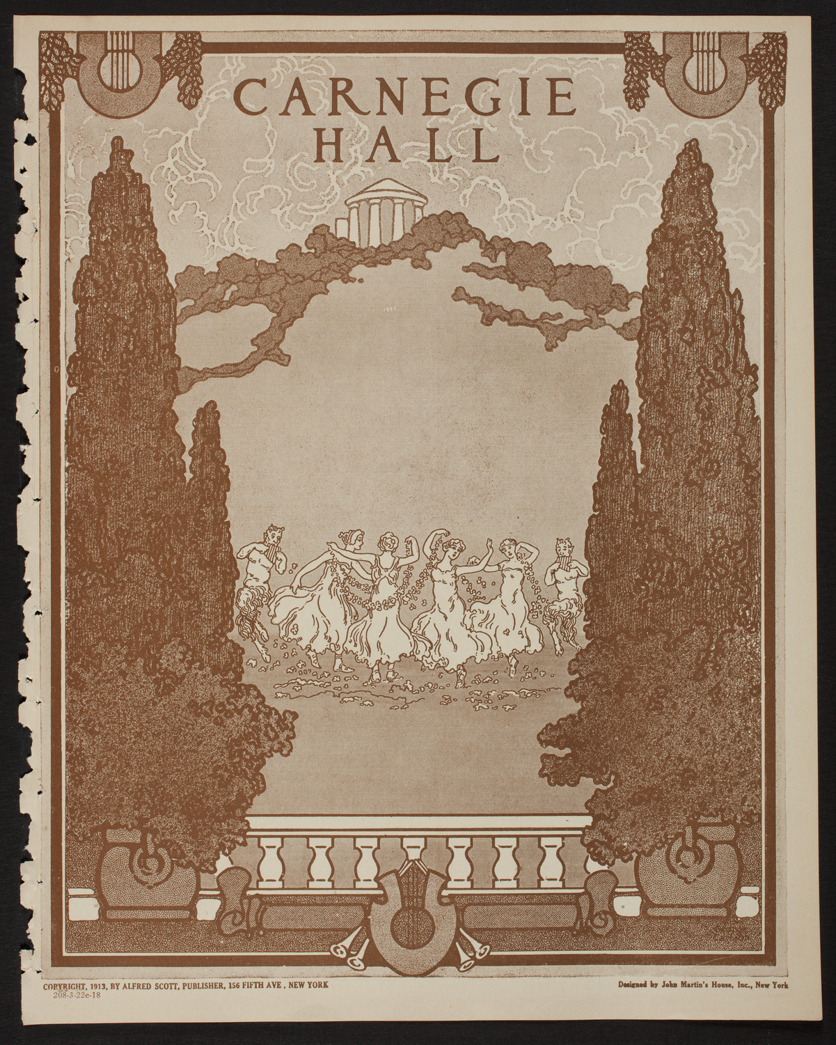 Lecture by Captain R. Hugh Knyvett, March 22, 1918, program page 1