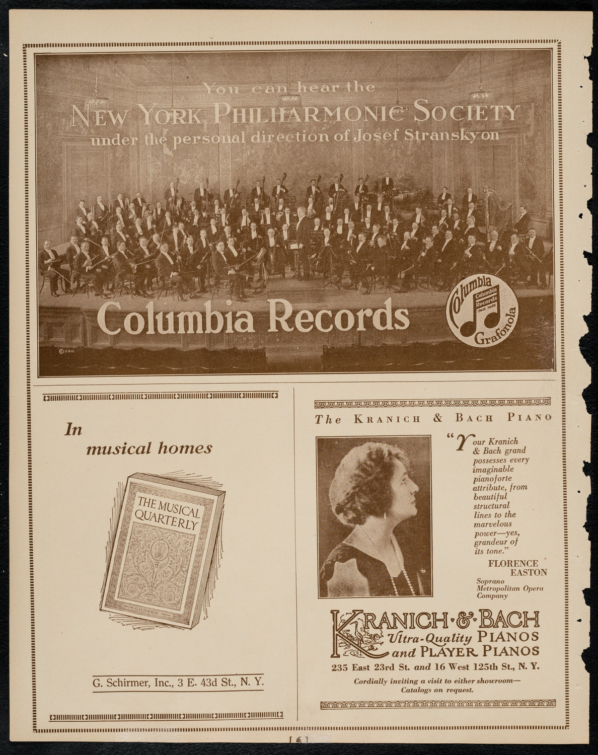 Schola Cantorum of New York, March 29, 1922, program page 6