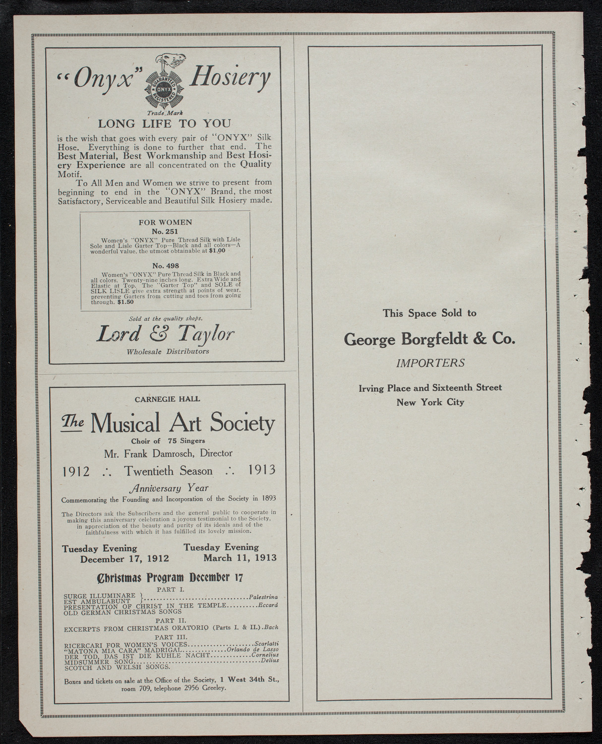 Elmendorf Lecture: The Pacific Coast, November 4, 1912, program page 8