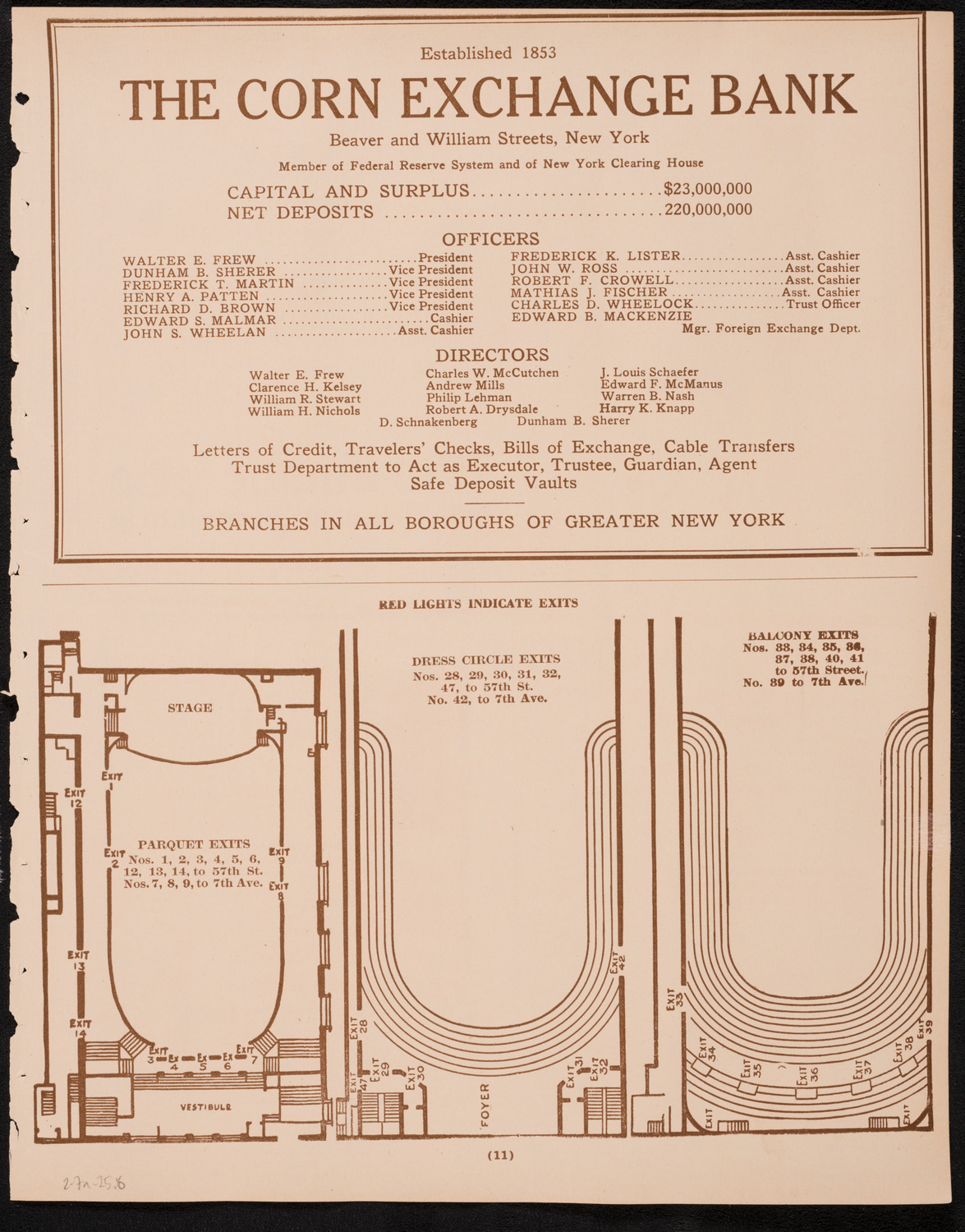 London String Quartet, February 7, 1925, program page 11