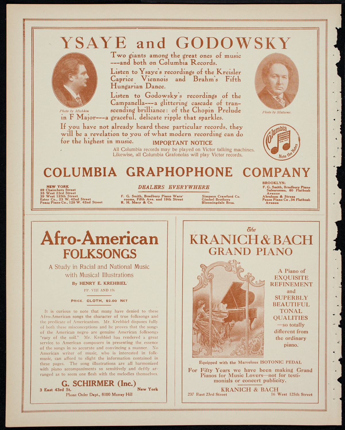 Burton Holmes Travelogue: China in 1913, February 1, 1914, program page 6