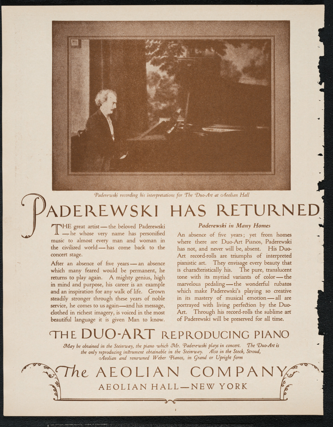 City Symphony Orchestra, November 27, 1922, program page 2