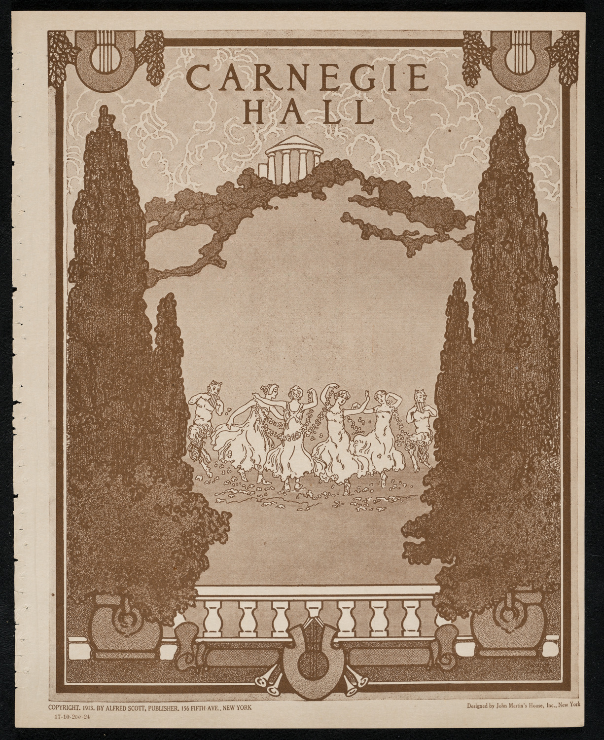 Vladimir Rosing, Tenor, October 20, 1924, program page 1