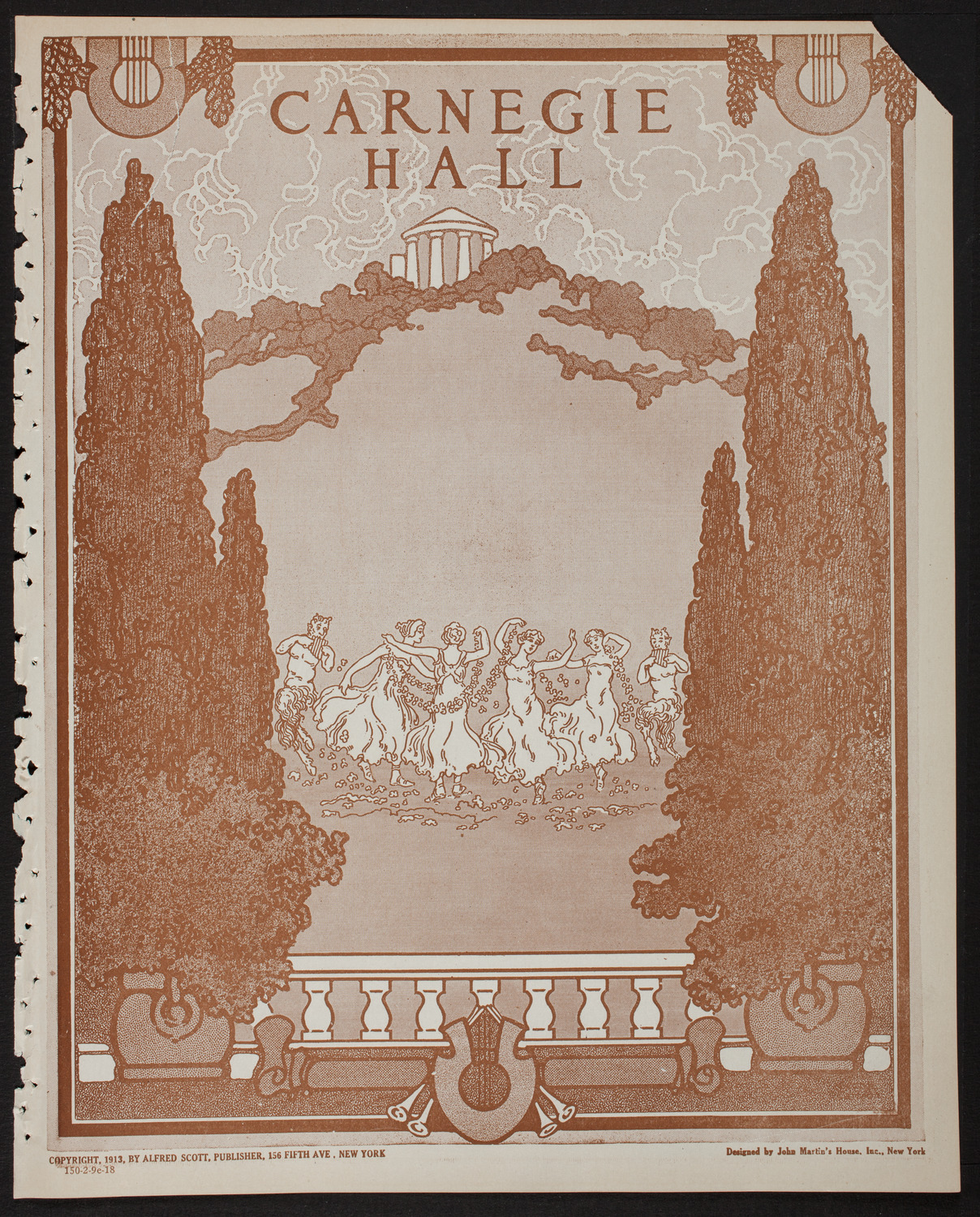 New York Philharmonic, February 9, 1918, program page 1