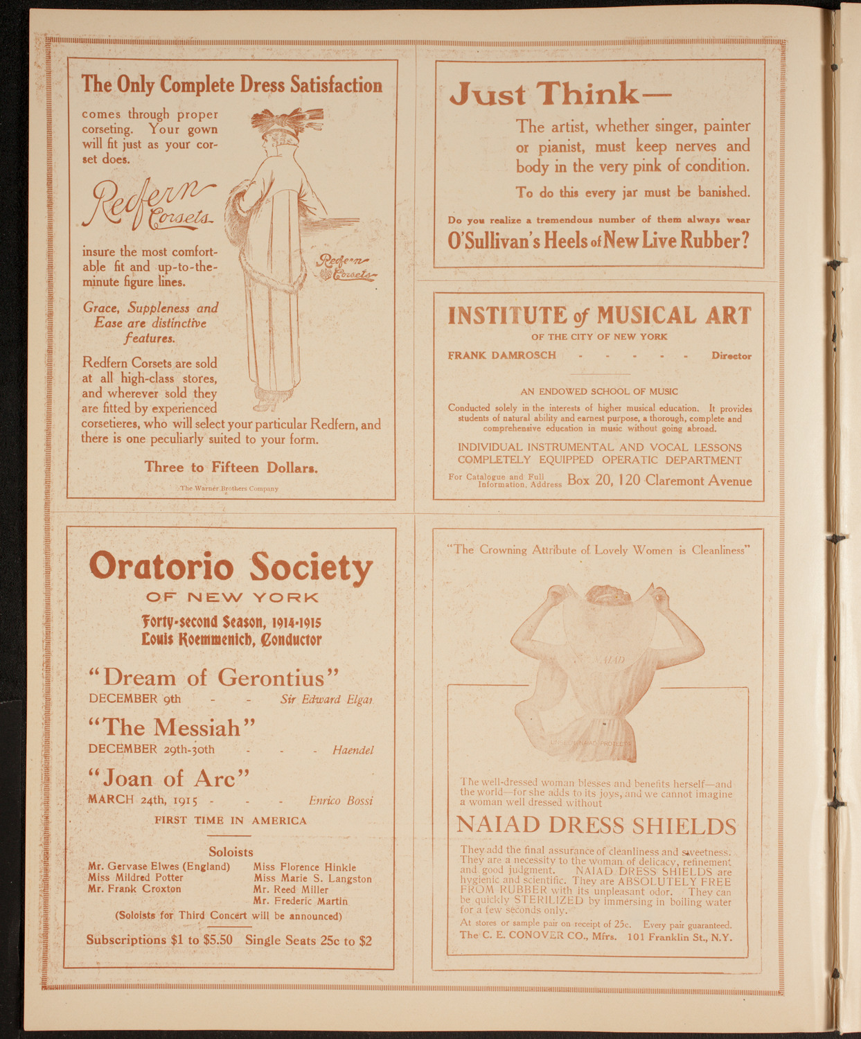 Symphony Concert for Young People, November 21, 1914, program page 2