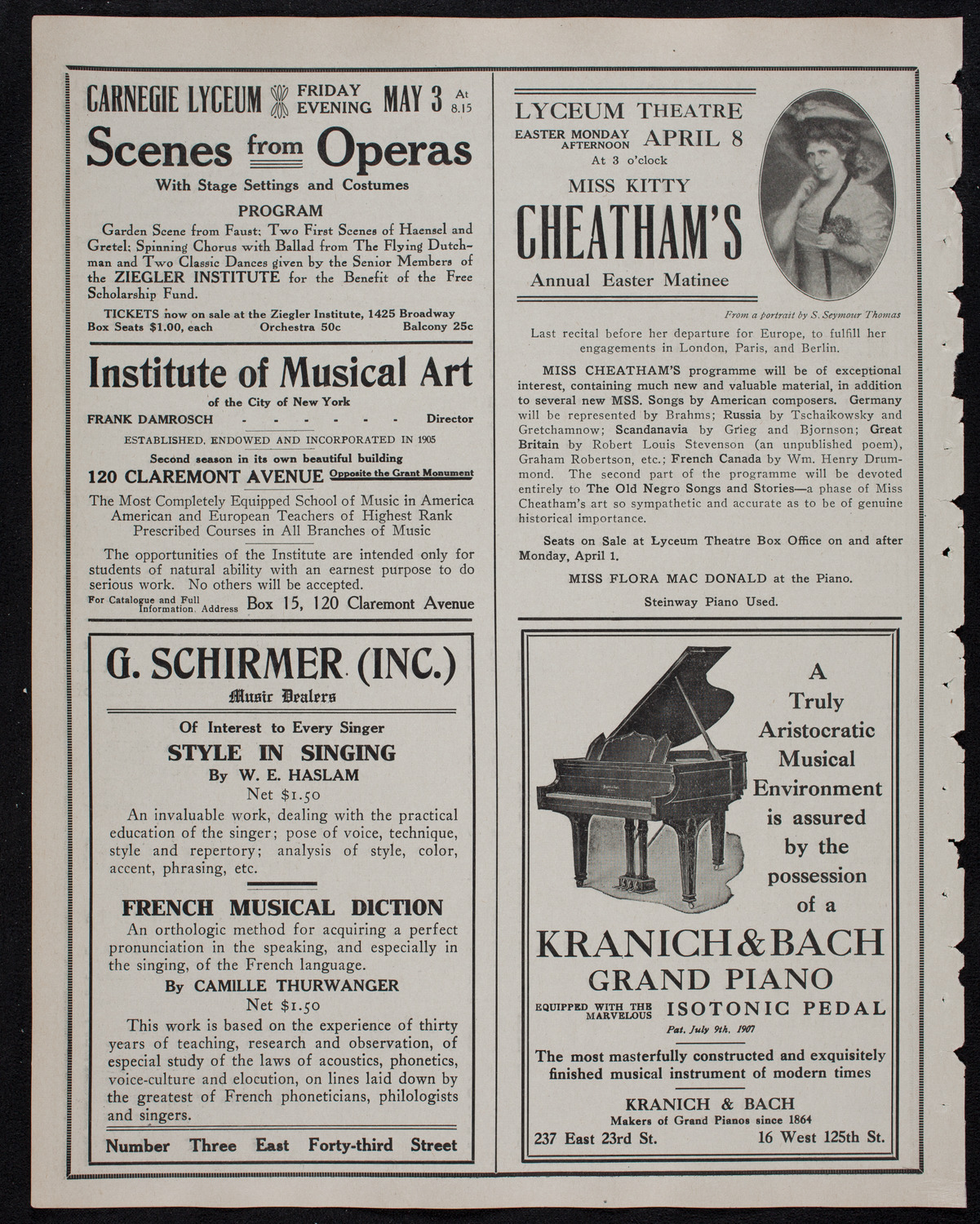 Gaelic Society: Feis Ceoil Agus Seanachas, April 7, 1912, program page 6