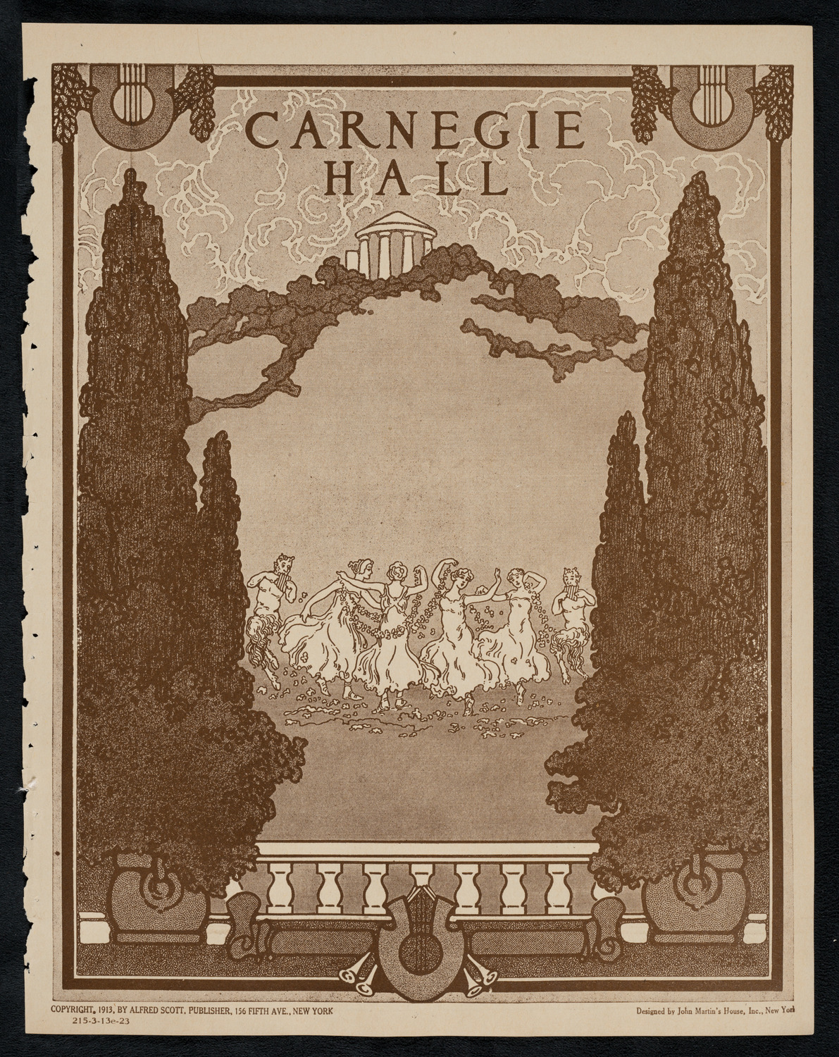 Philadelphia Orchestra, March 13, 1923, program page 1
