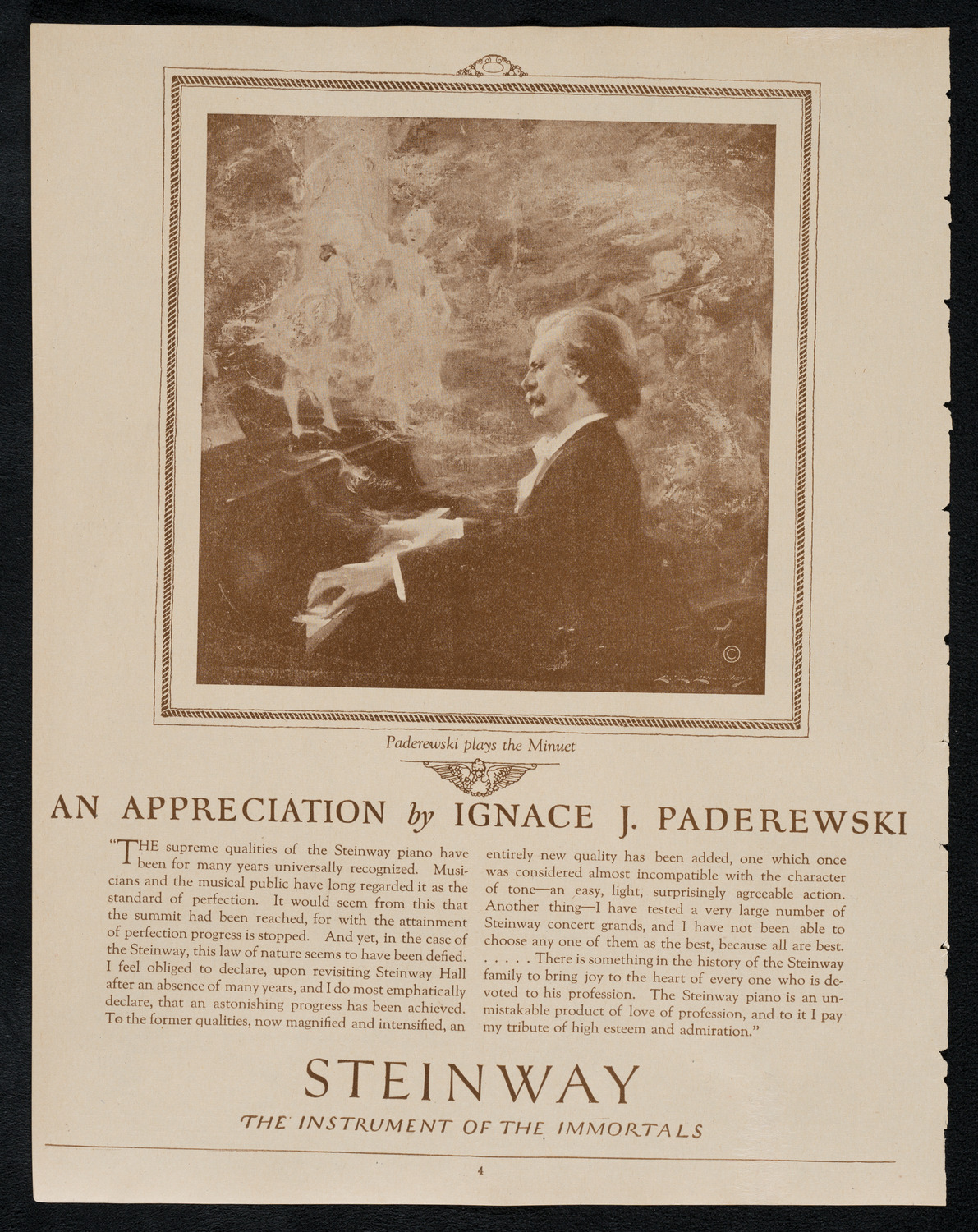 Anniversary Celebration: Bellevue Training School for Nurses, May 8, 1923, program page 4