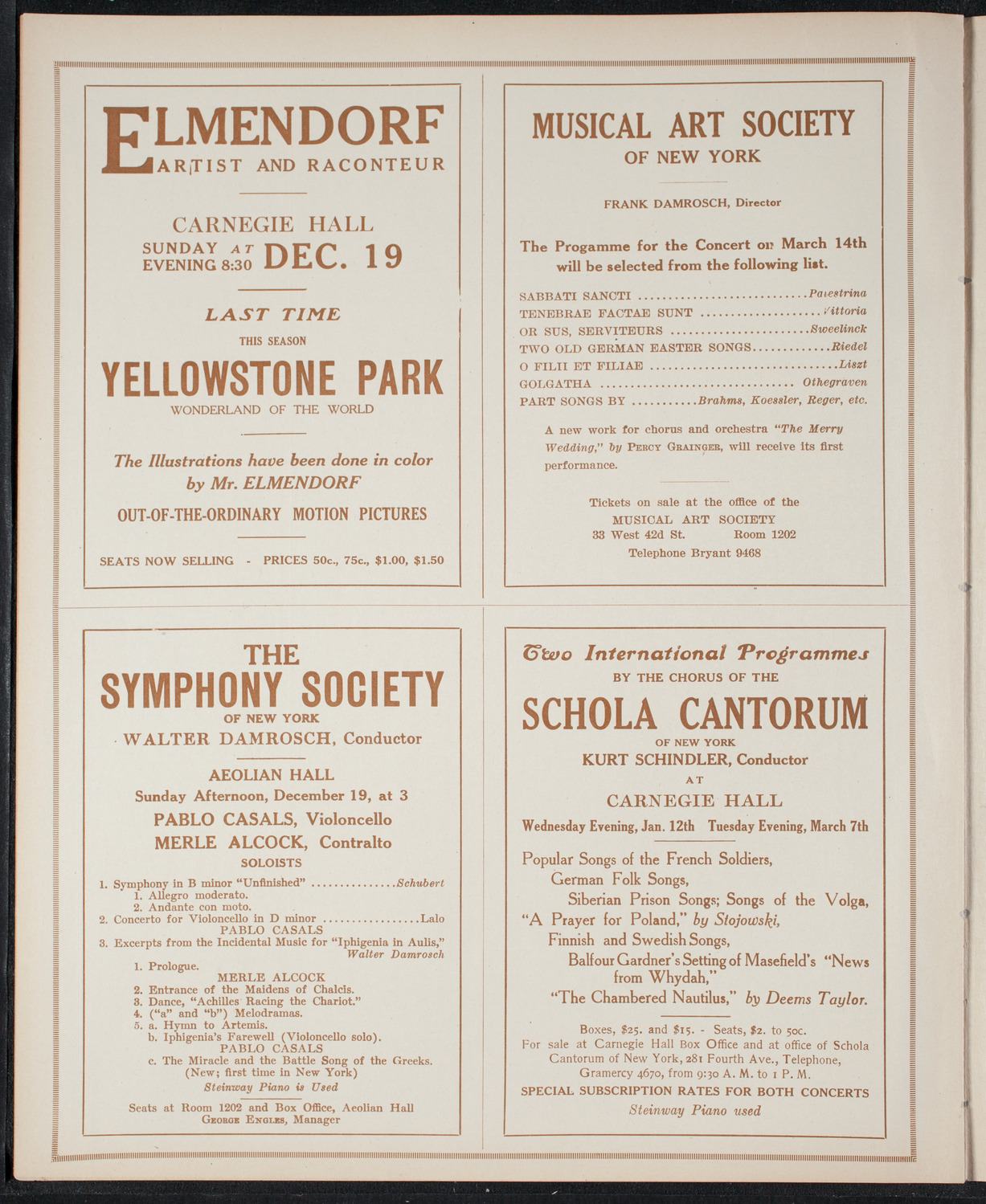 Symphony Concert for Young People, December 18, 1915, program page 8