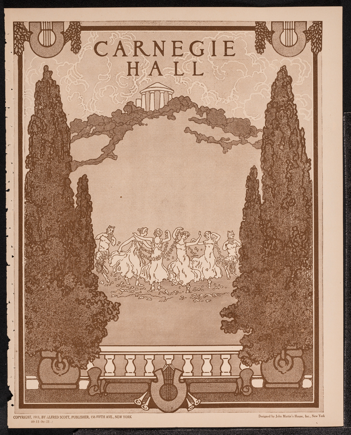 Giuseppe Danise, Baritone, November 9, 1921, program page 1
