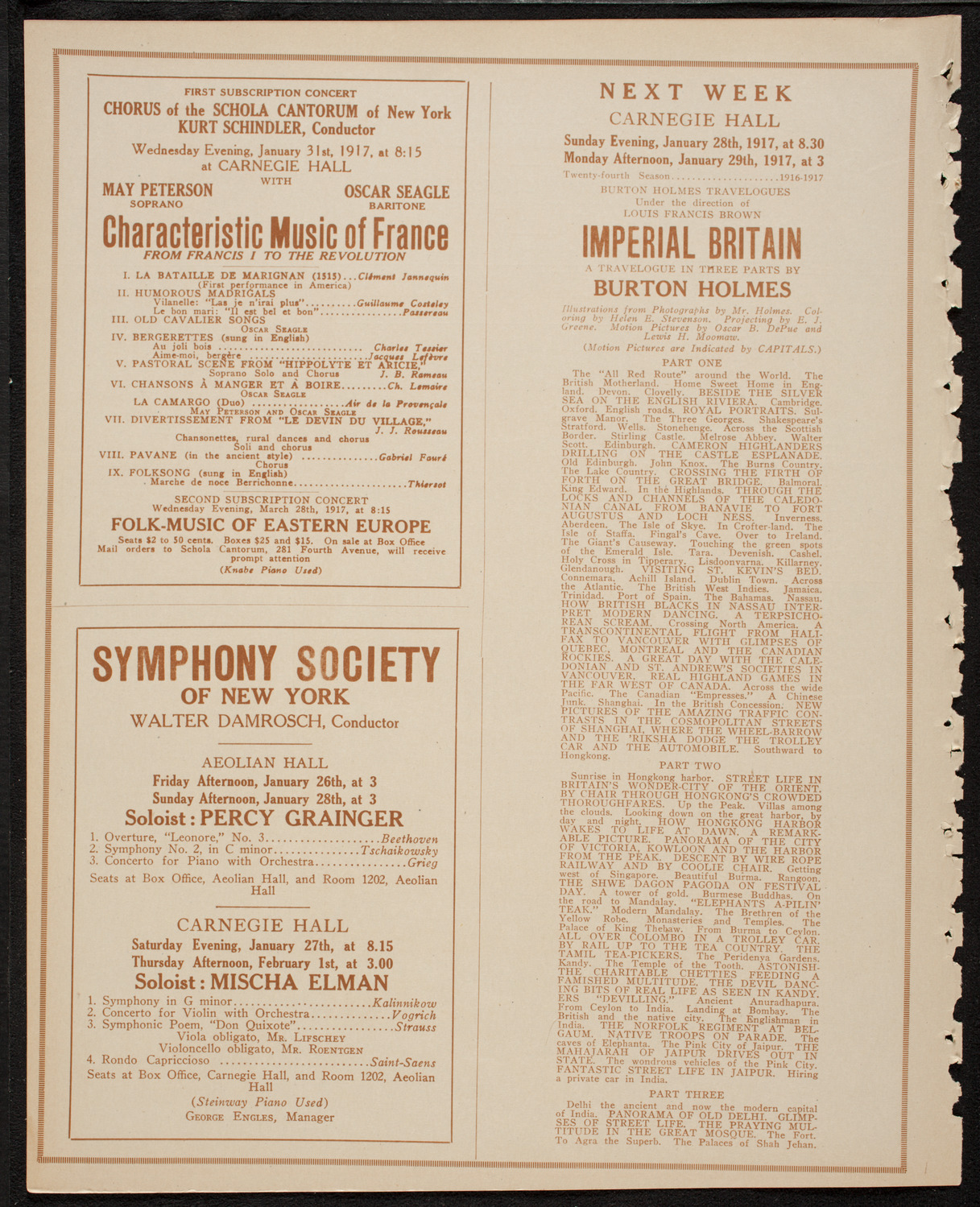 Film: The Great Fur Industry, January 22, 1917, program page 8