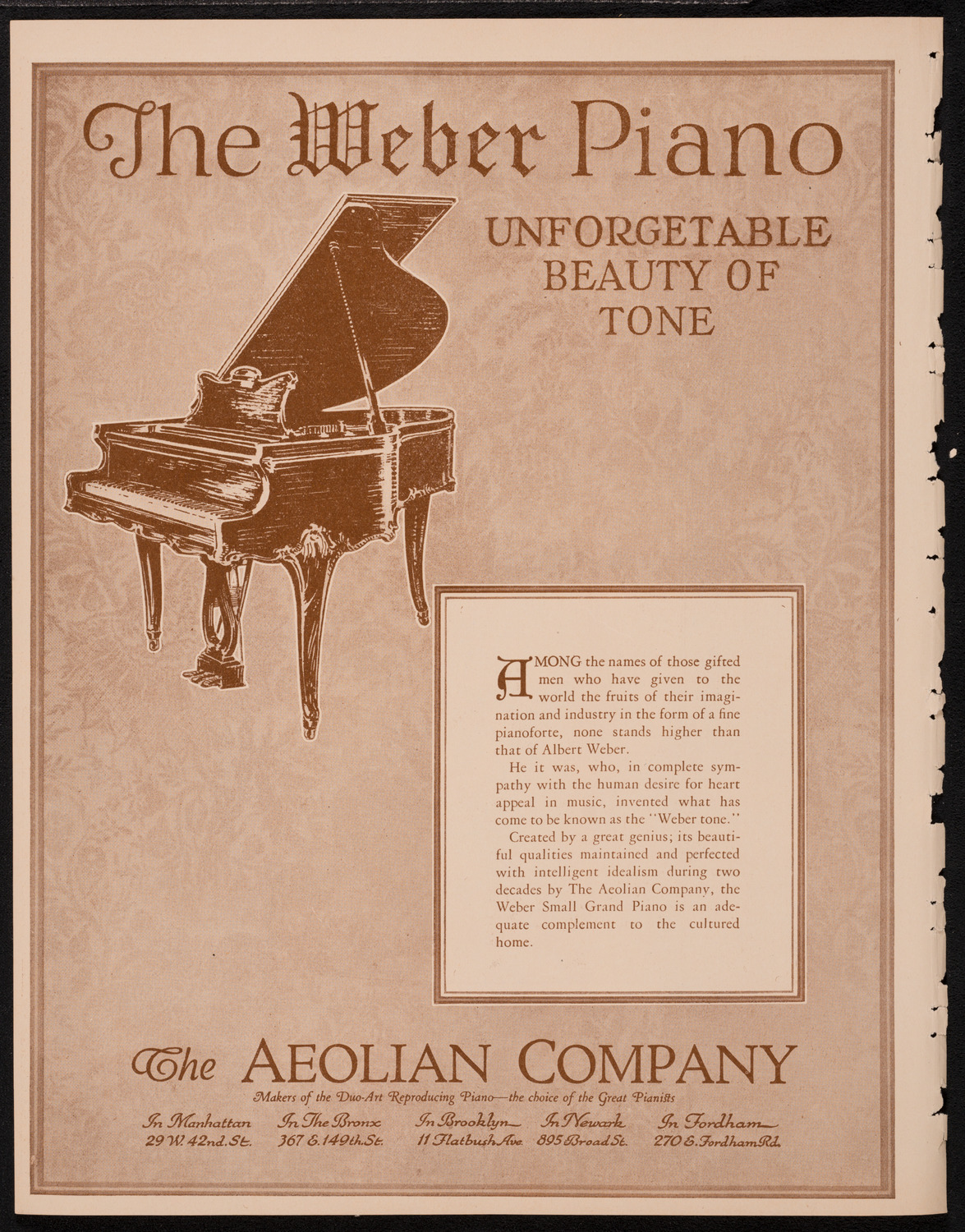 New York Philharmonic, February 14, 1925, program page 2