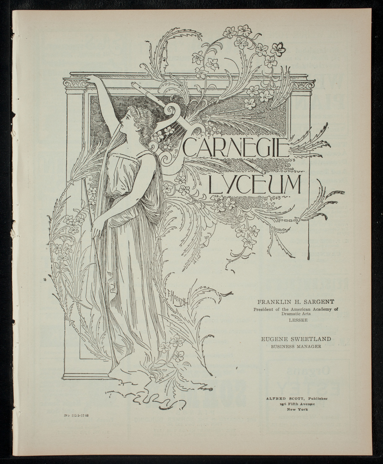 H. R. Humphries' Annual Concert, May 12, 1903, program page 1