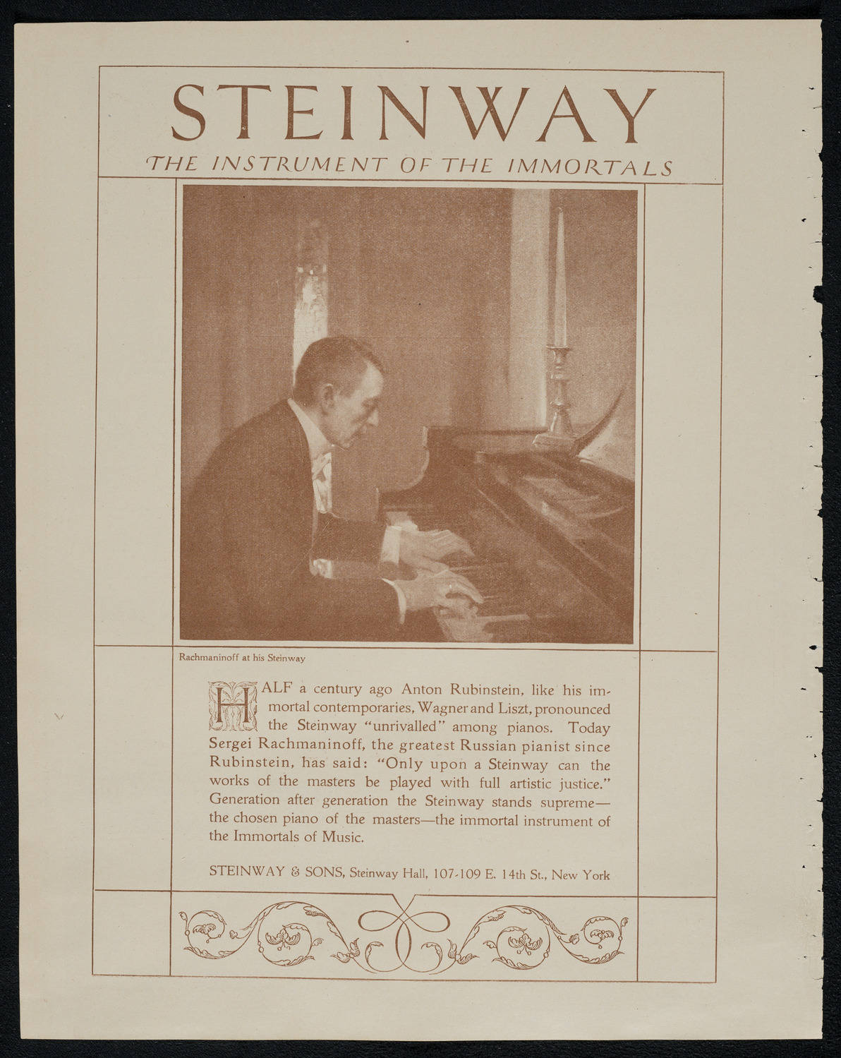New York Philharmonic, January 20, 1921, program page 4