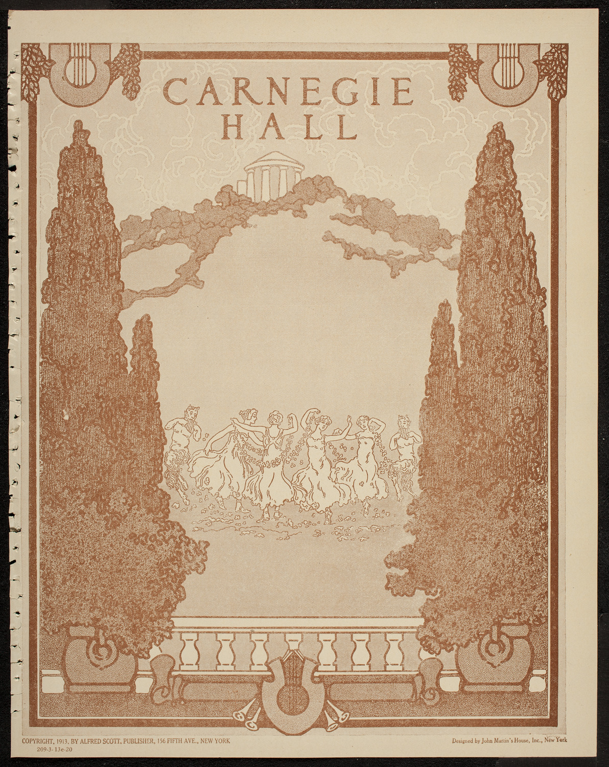 Isadora Duncan Dancers, March 13, 1920, program page 1