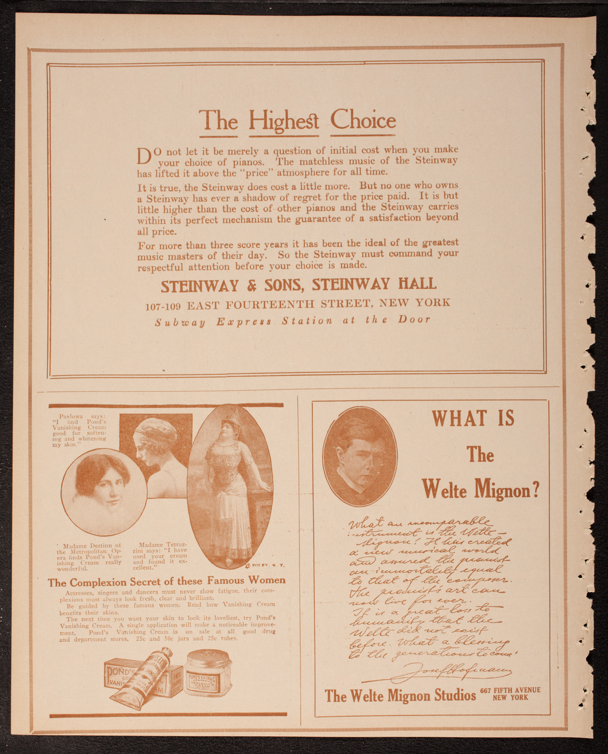 New York Banks' Glee Club, April 7, 1917, program page 4