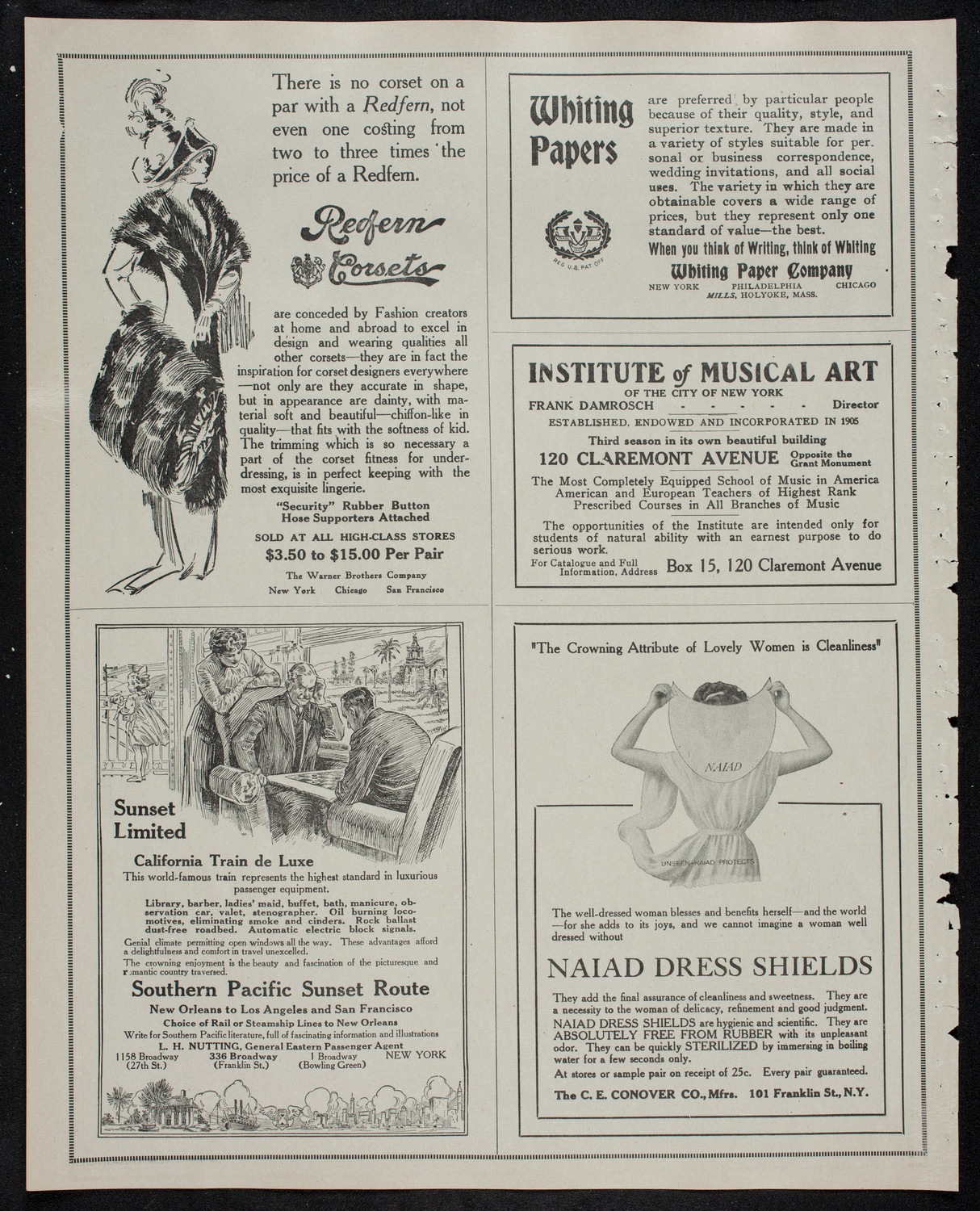 New York Philharmonic, December 27, 1912, program page 2