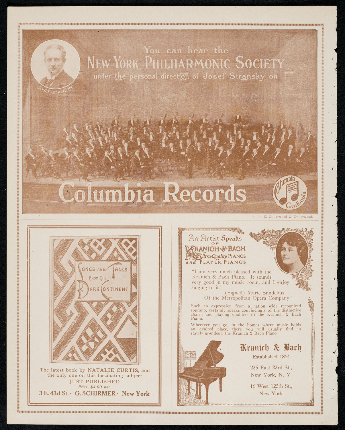 New York Philharmonic: Beethoven Festival, December 16, 1920, program page 6