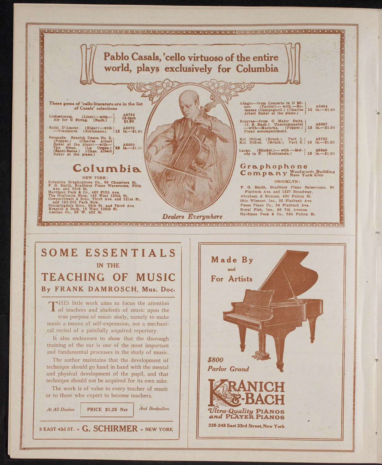 Kriens Symphony Club, April 29, 1916, program page 6