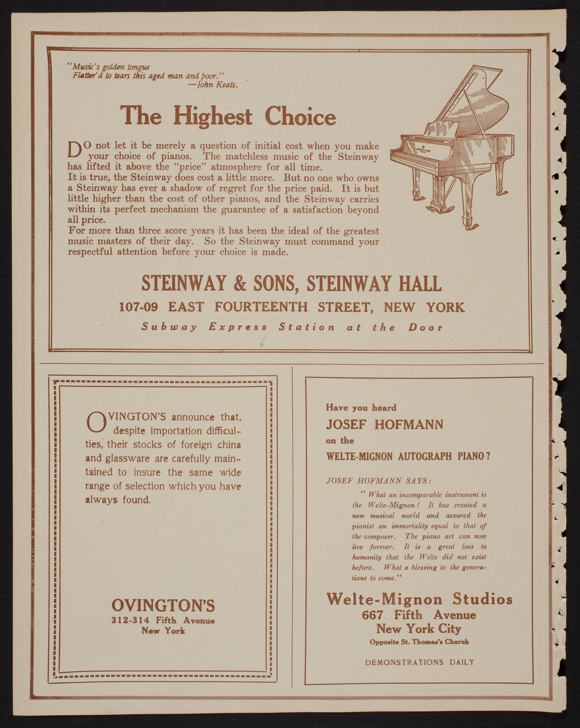 Italian Division of International Music Festival Chorus, April 17, 1918, program page 4