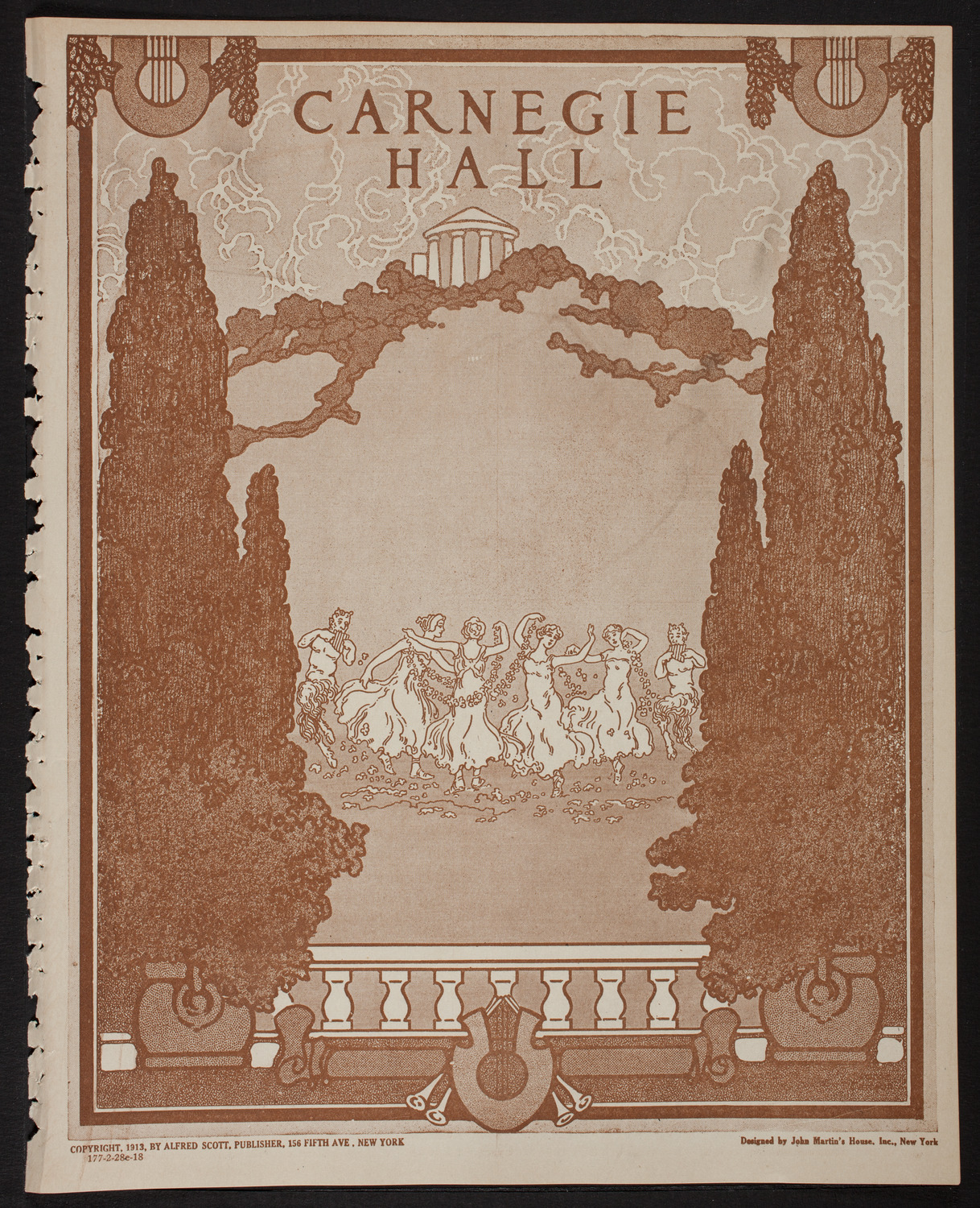 New York Philharmonic, February 28, 1918, program page 1