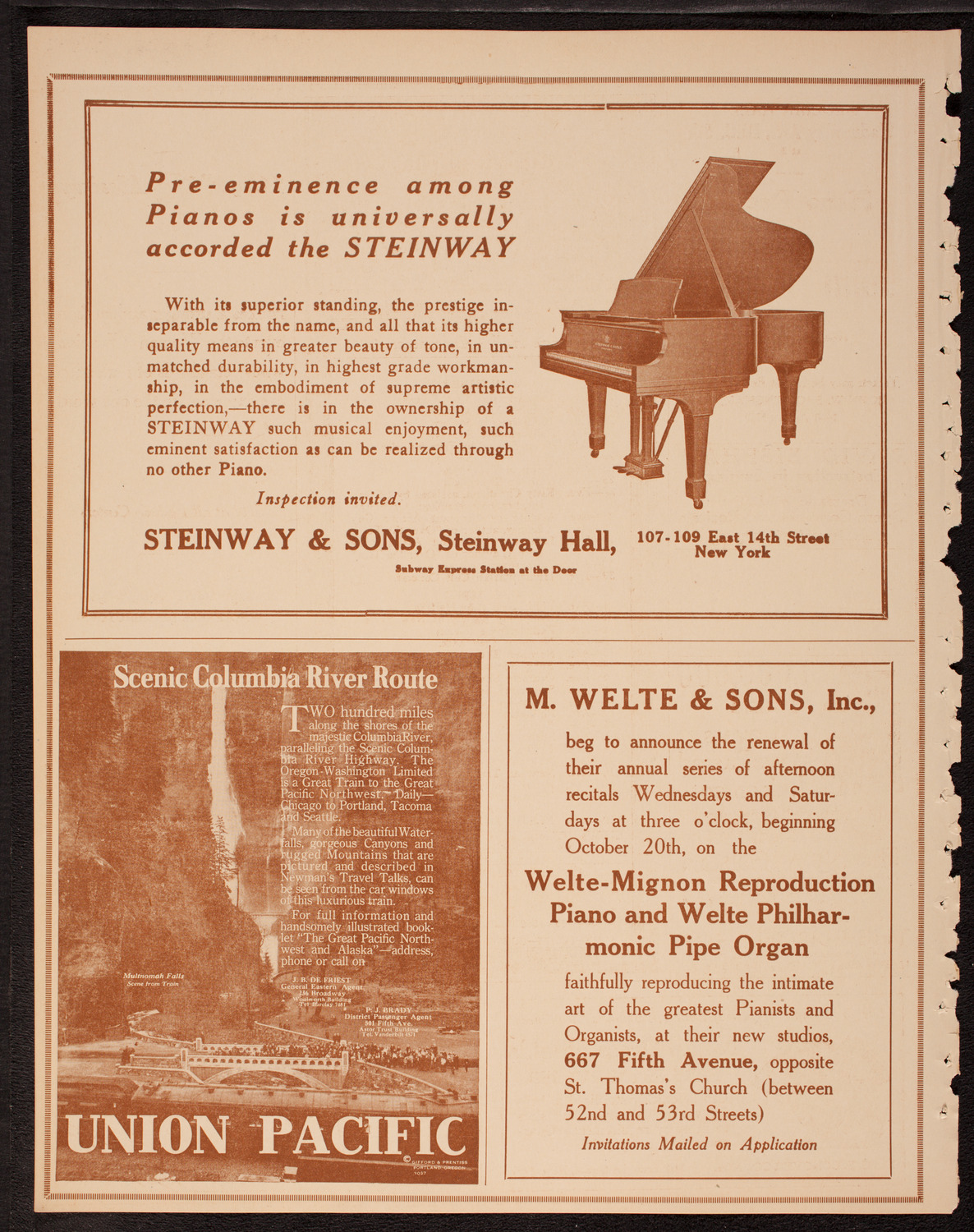 Lecture by Ian Hay, November 19, 1917, program page 4