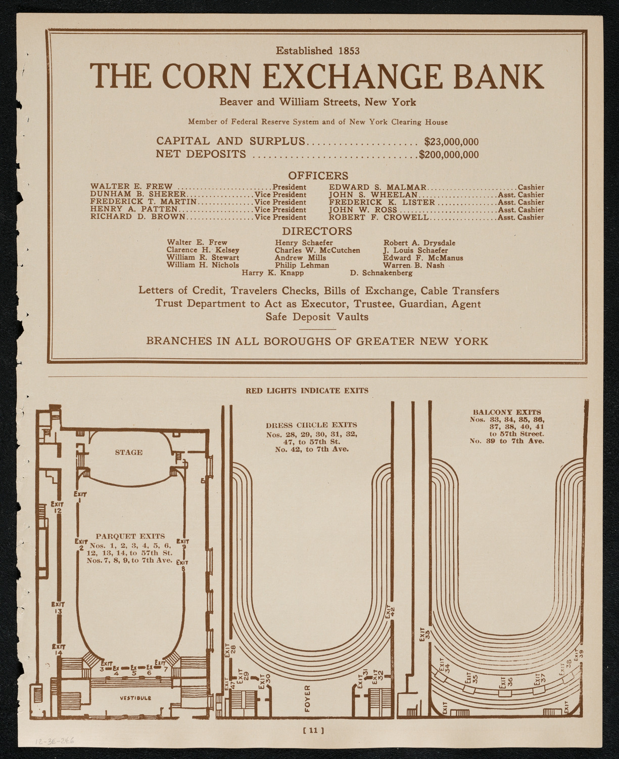 New York Philharmonic Students' Concert, December 3, 1924, program page 11