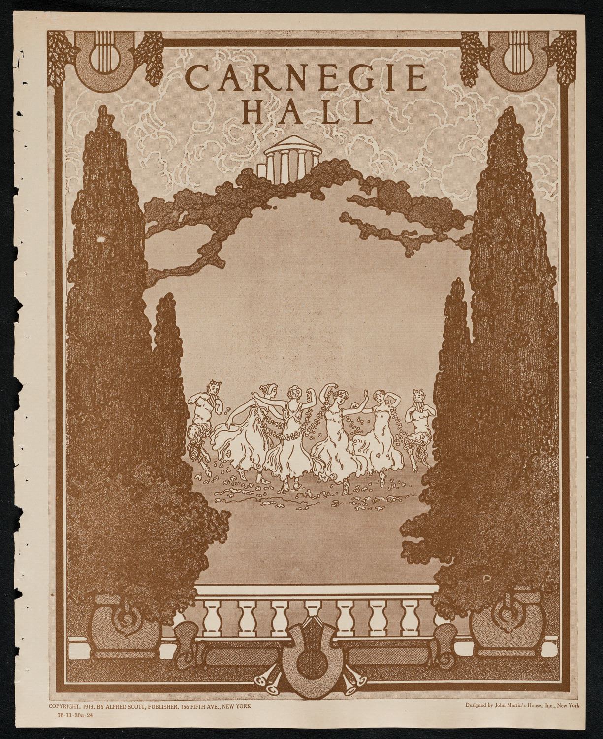 Sergei Rachmaninoff, Piano, November 30, 1924, program page 1