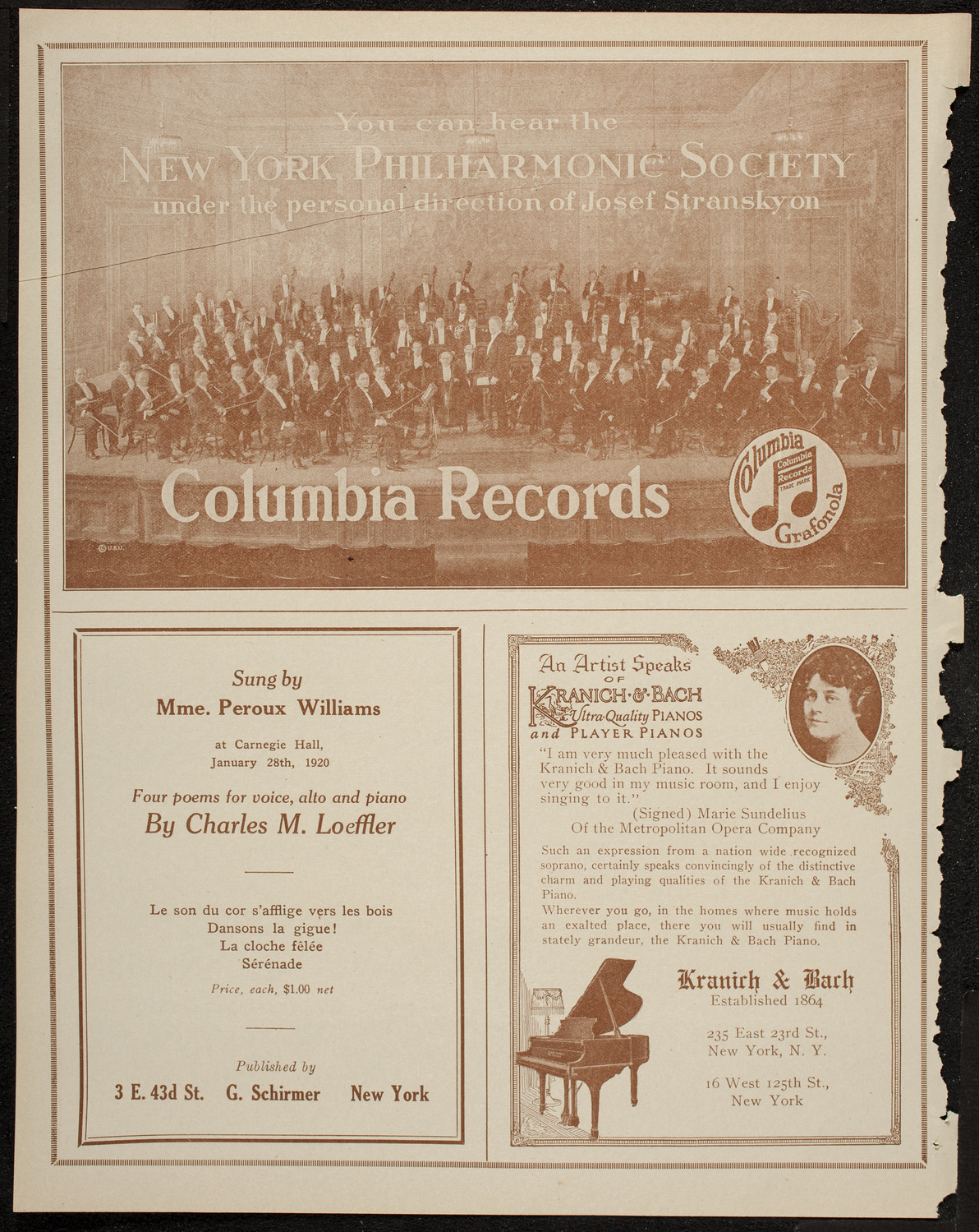 Boston Symphony Orchestra, February 5, 1920, program page 6