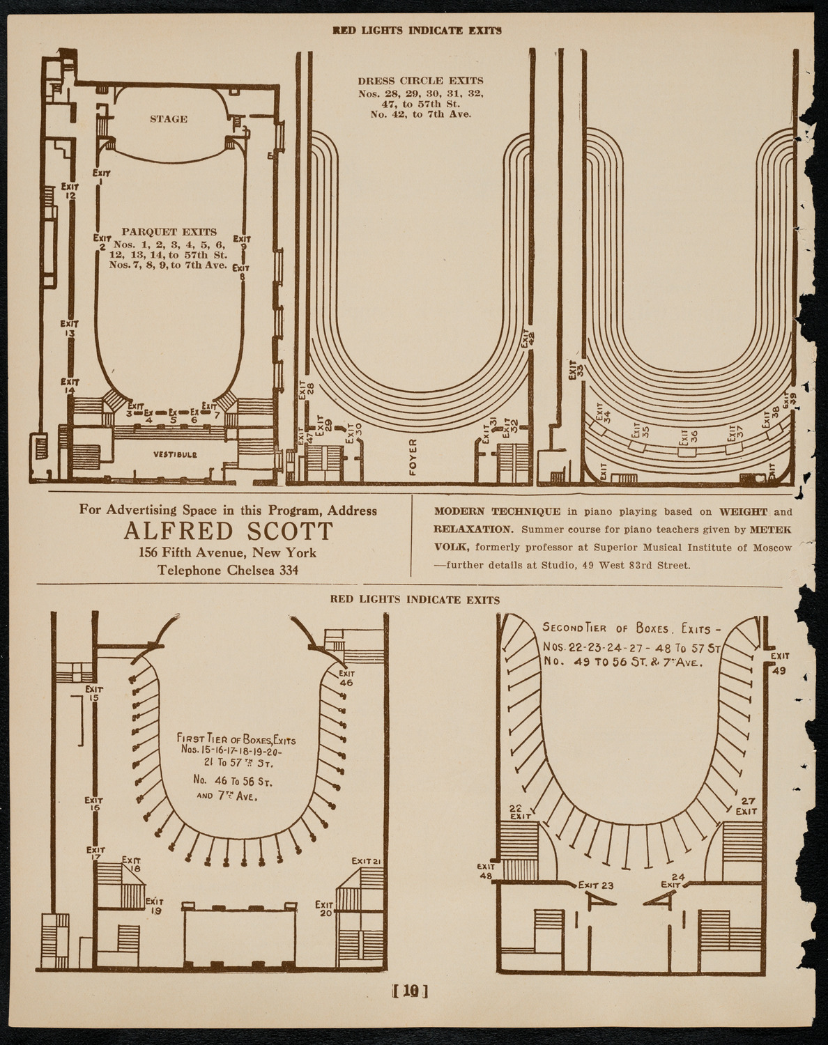 Manfred Malkin, Piano, March 13, 1922, program page 10