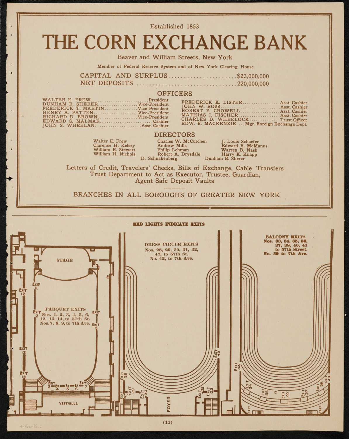 Mischa Elman, Violin, April 26, 1925, program page 11