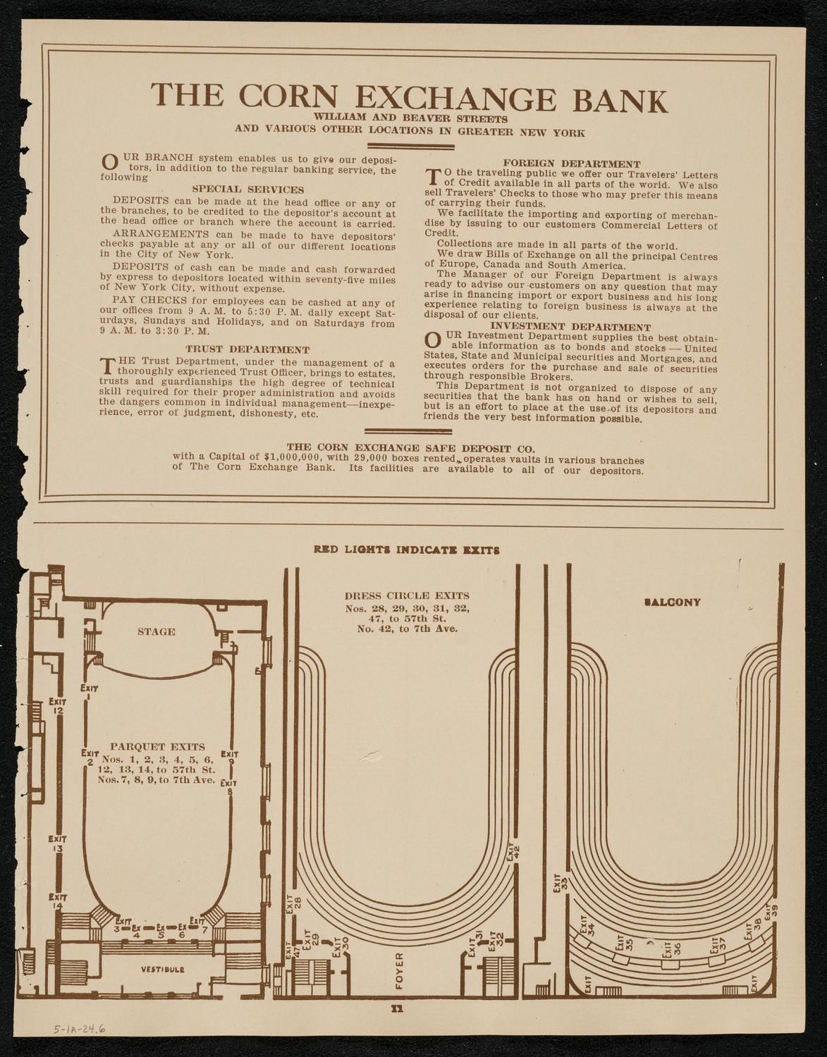 Loubet Symphony Orchestra, May 1, 1924, program page 11