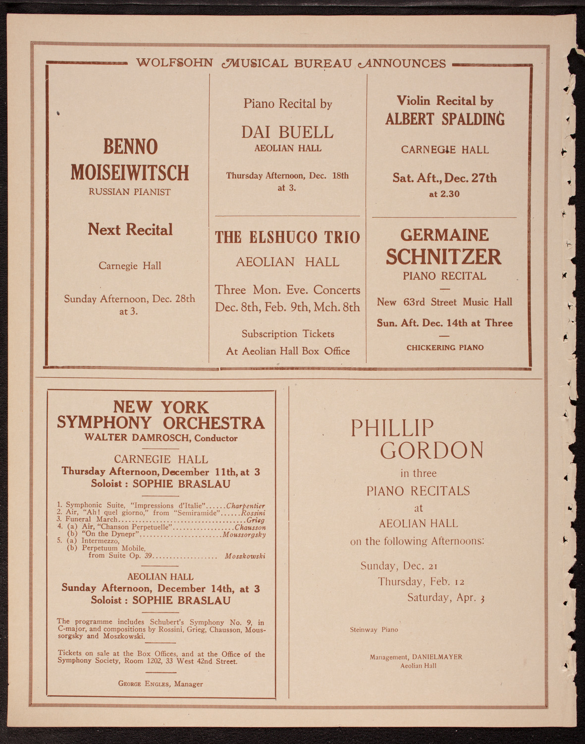 Newman Traveltalks: Poland Restored, December 7, 1919, program page 8