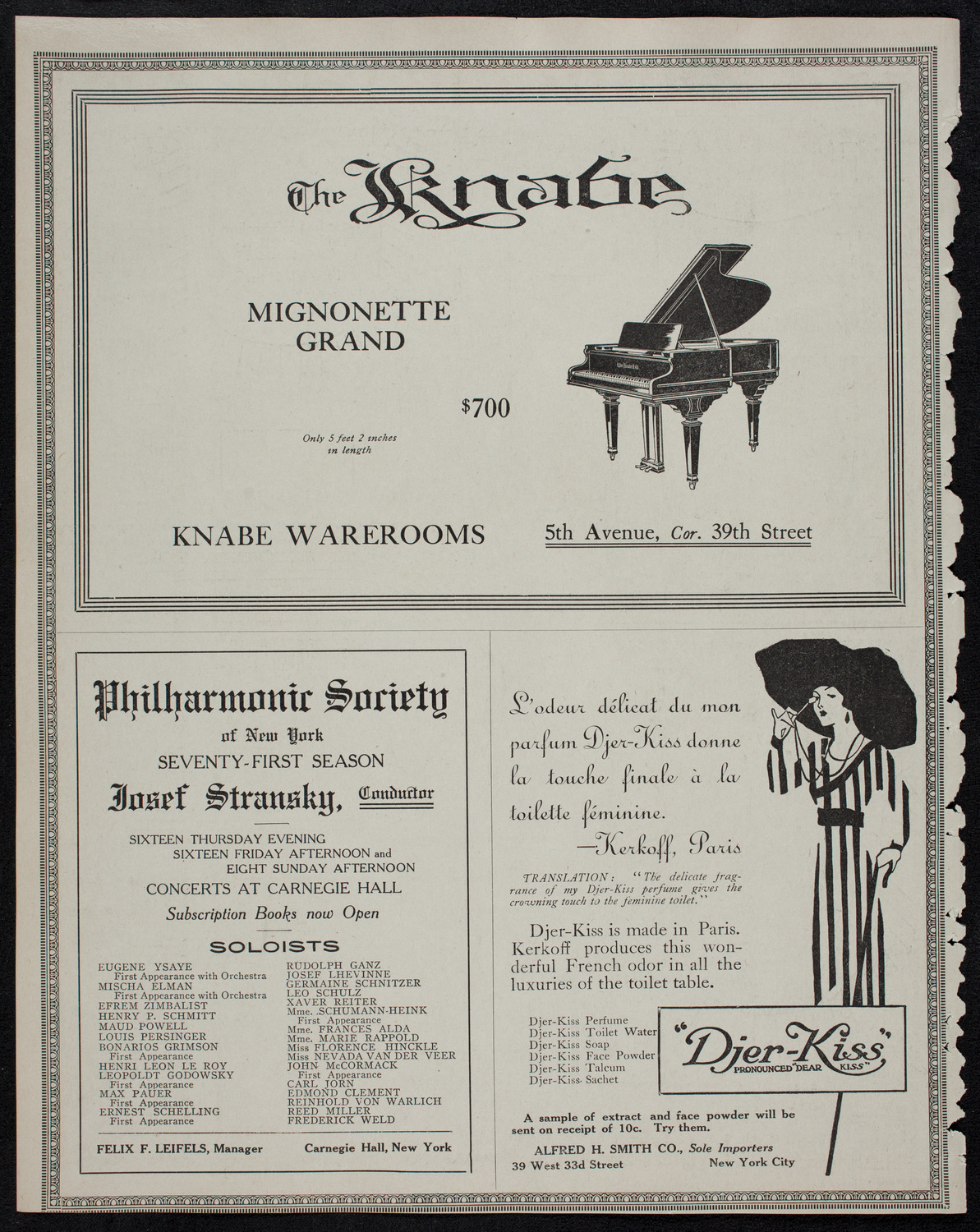 Elmendorf Lecture: The Grand Canyon, October 20, 1912, program page 12
