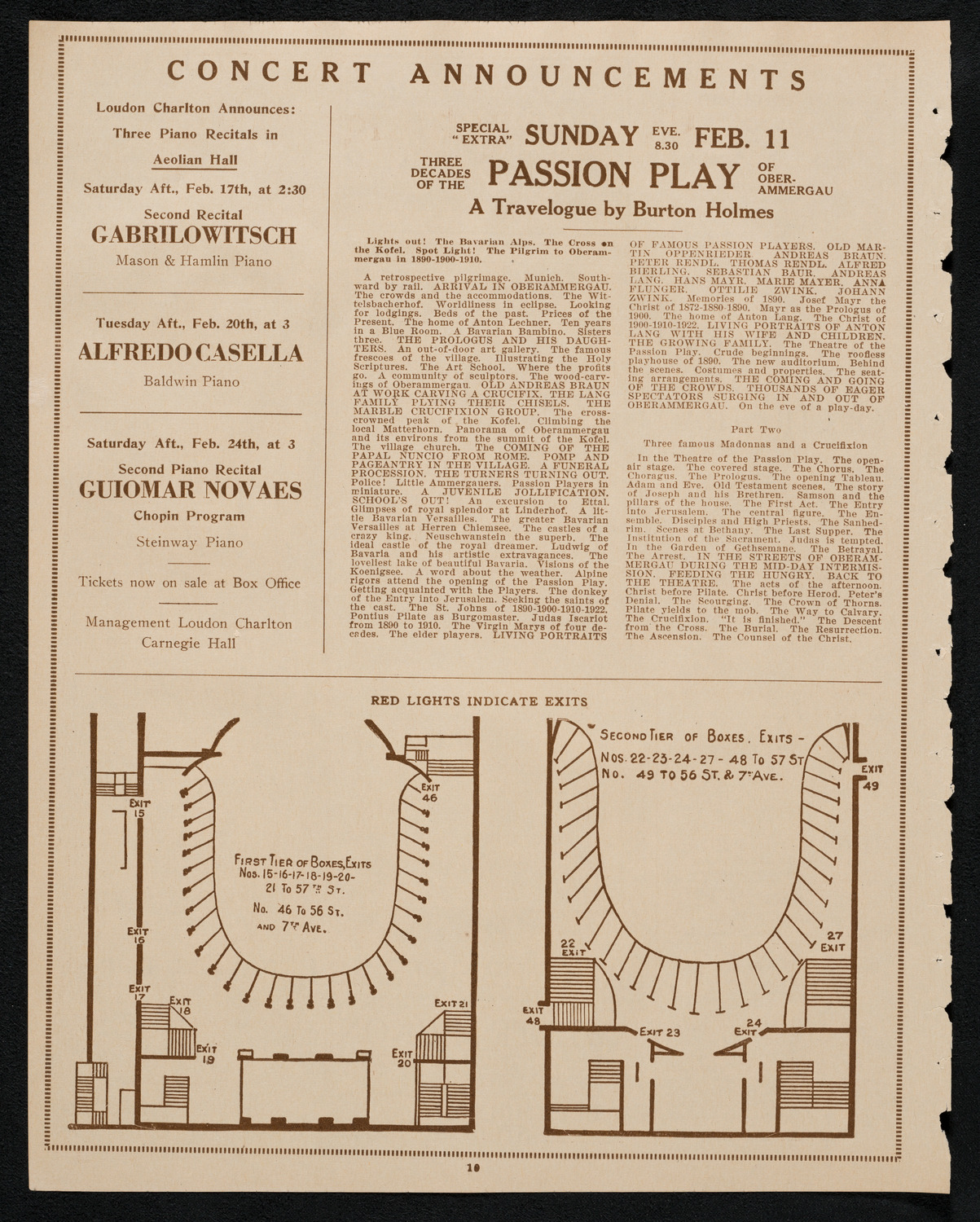 Burton Holmes Travelogue: Great Sights East of Suez, February 5, 1923, program page 10