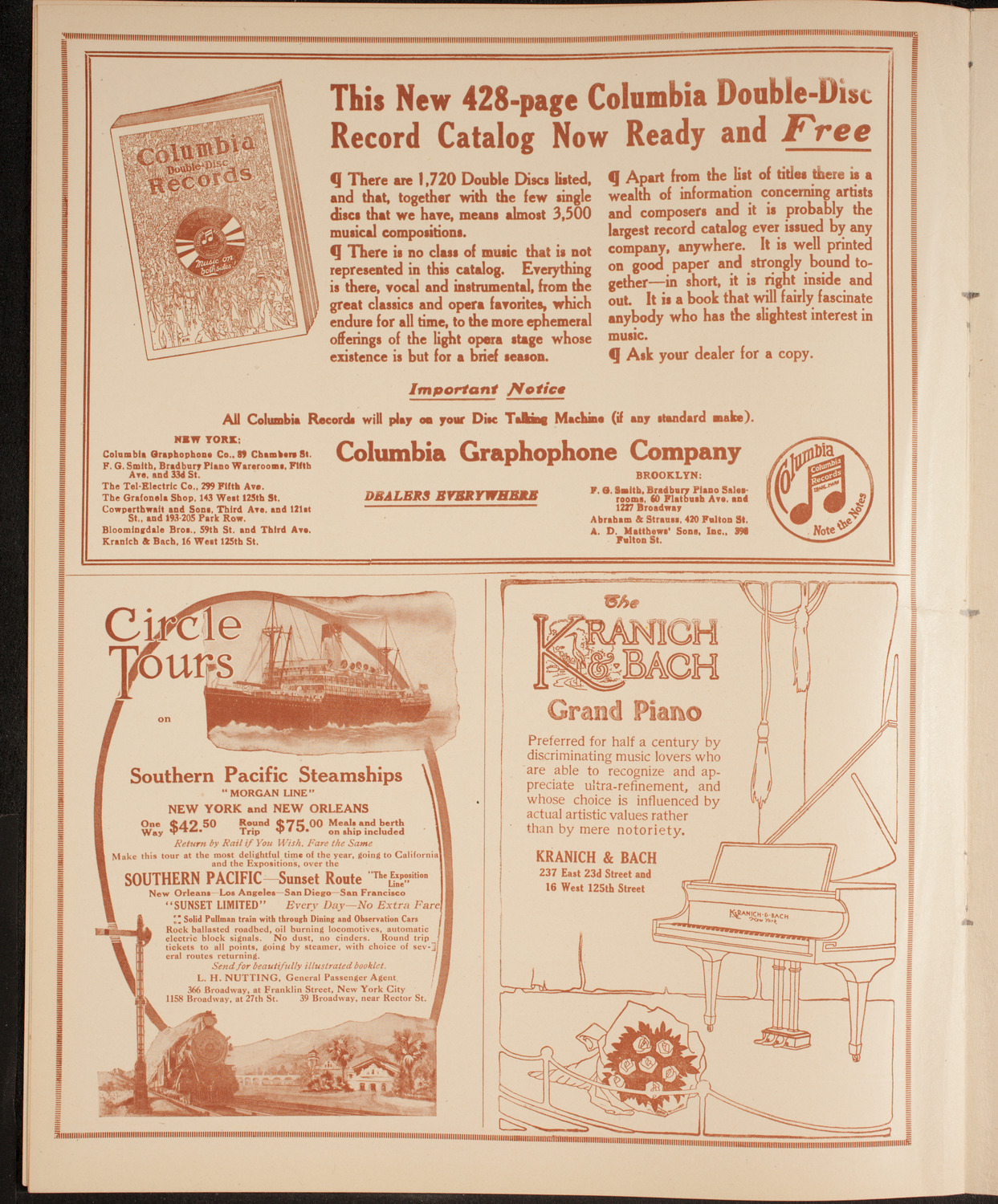 Burton Holmes Travelogue: England, January 18, 1915, program page 6