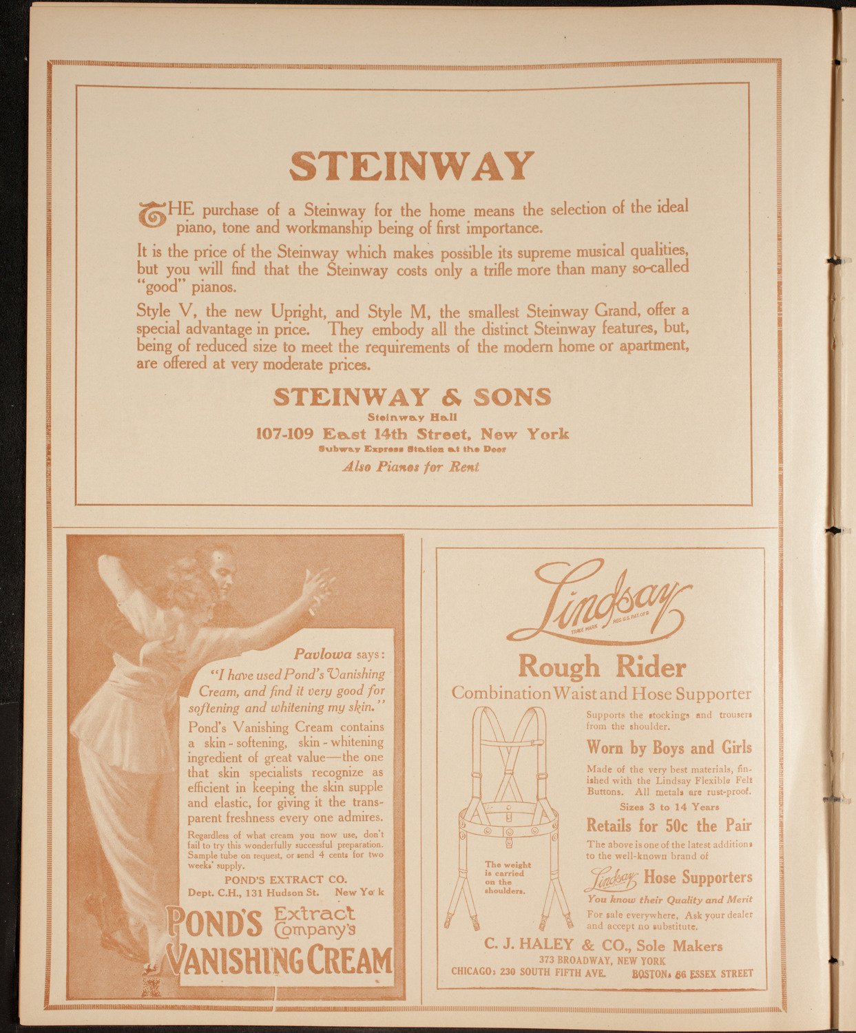 Hampton Institute Meeting and Concert, February 8, 1915, program page 4