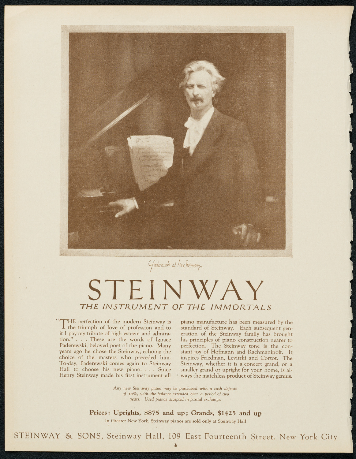 Oratorio Society of New York, December 26, 1923, program page 4