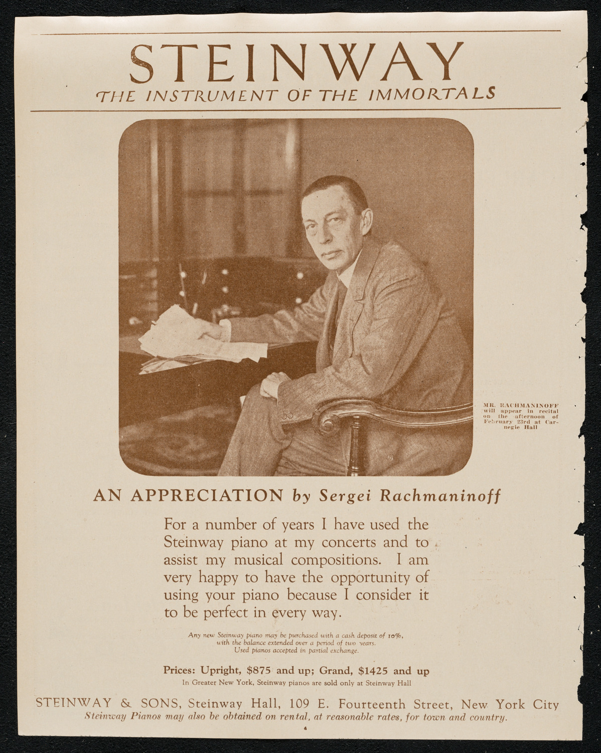 Lecture by Captain Frank Hurley, February 17, 1924, program page 4