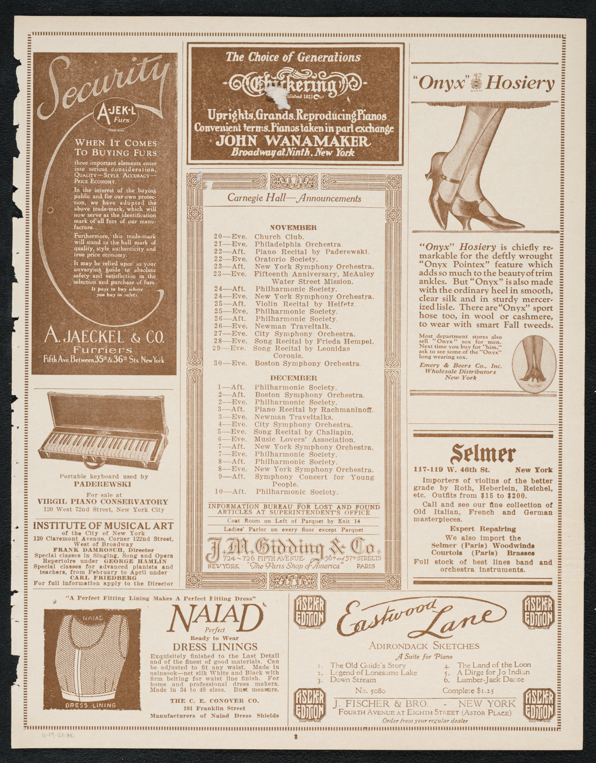 Newman Traveltalks: Capetown to Johannesburg, November 19, 1922, program page 3