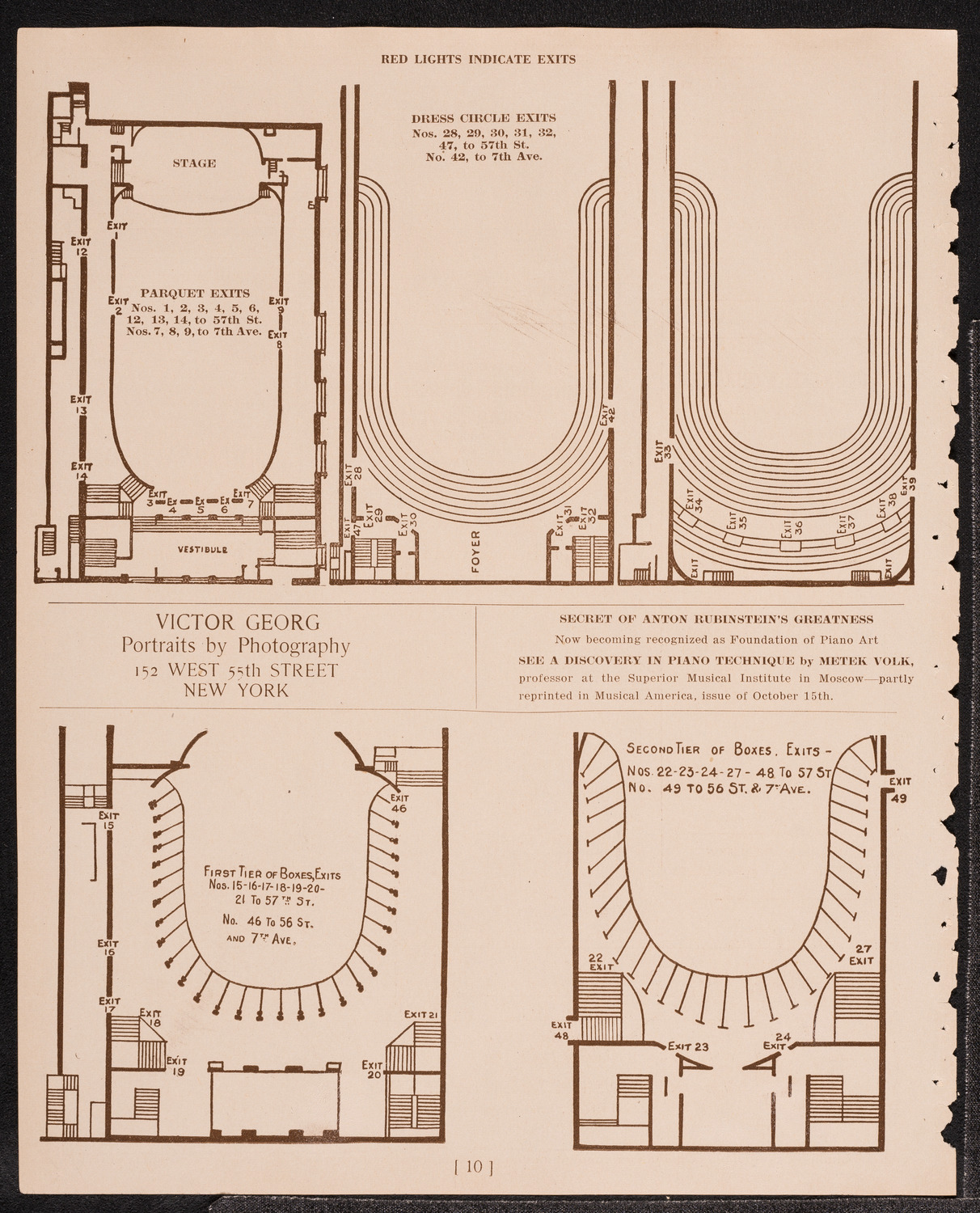 Ervin Nyiregyházi, Piano, October 23, 1921, program page 10