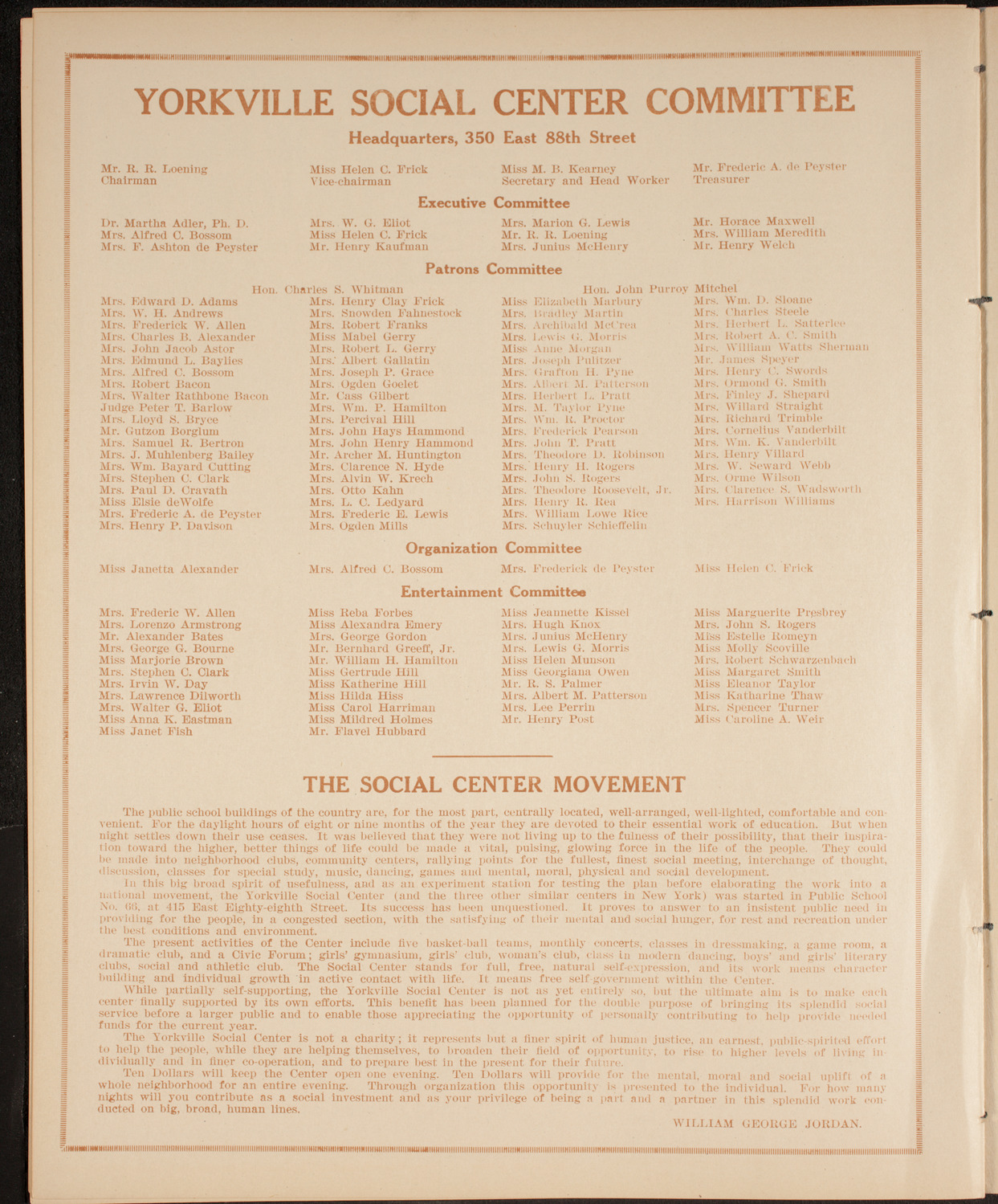 Edward S. Curtis Indian Picture Drama: In the Land of the Head Hunters, February 9, 1915, program page 10