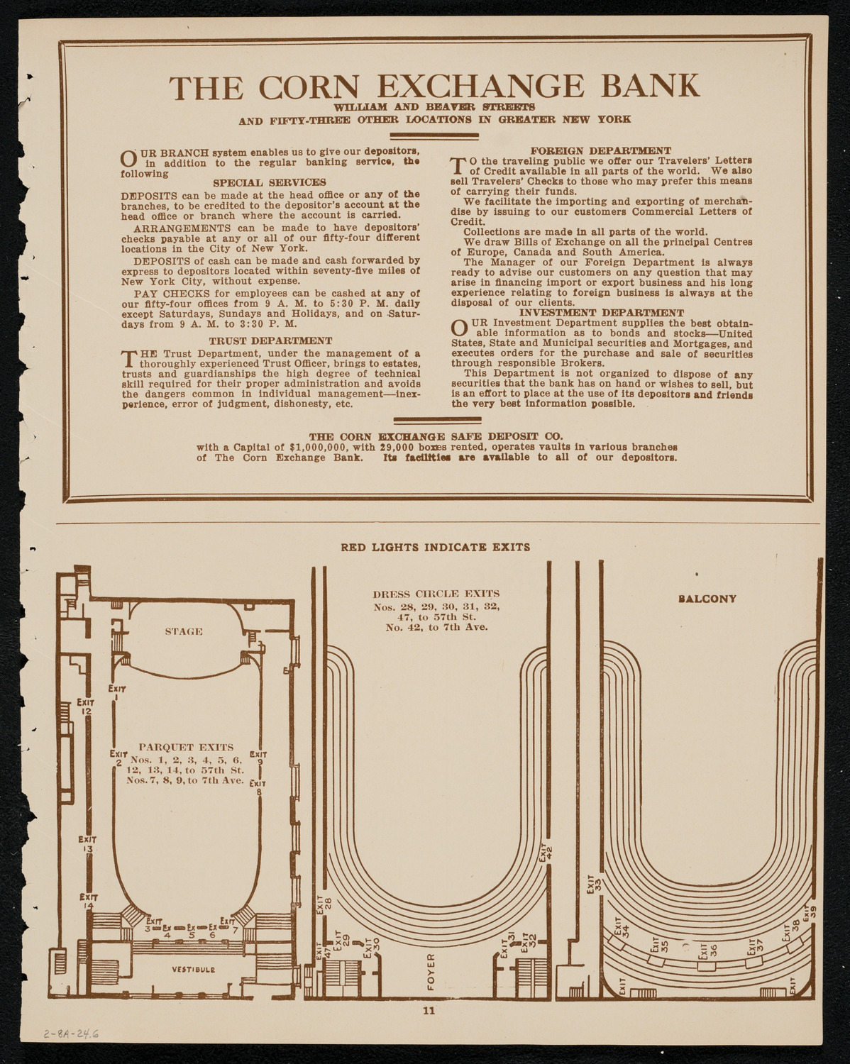 New York Philharmonic, February 8, 1924, program page 11