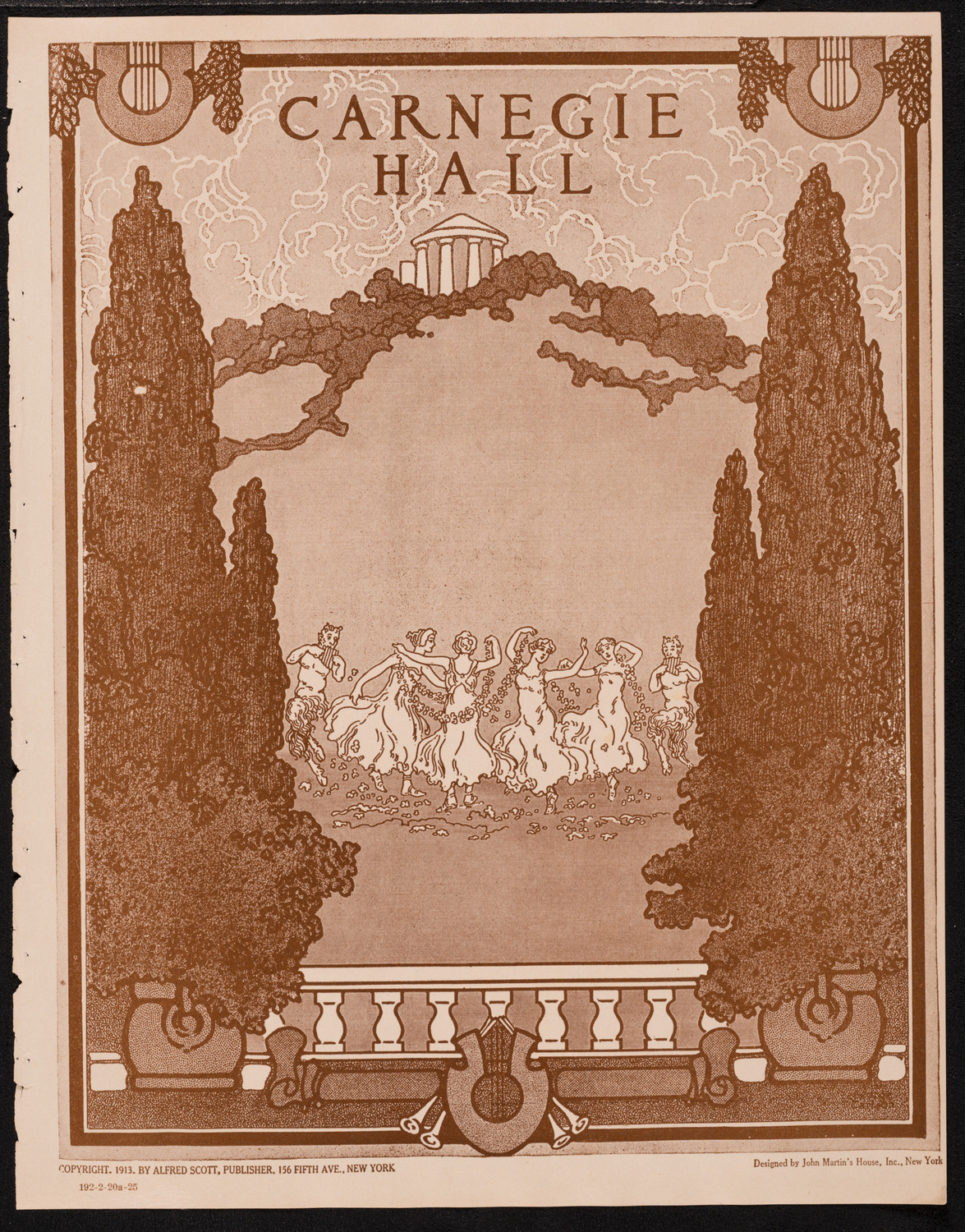 New York Philharmonic, February 20, 1925, program page 1