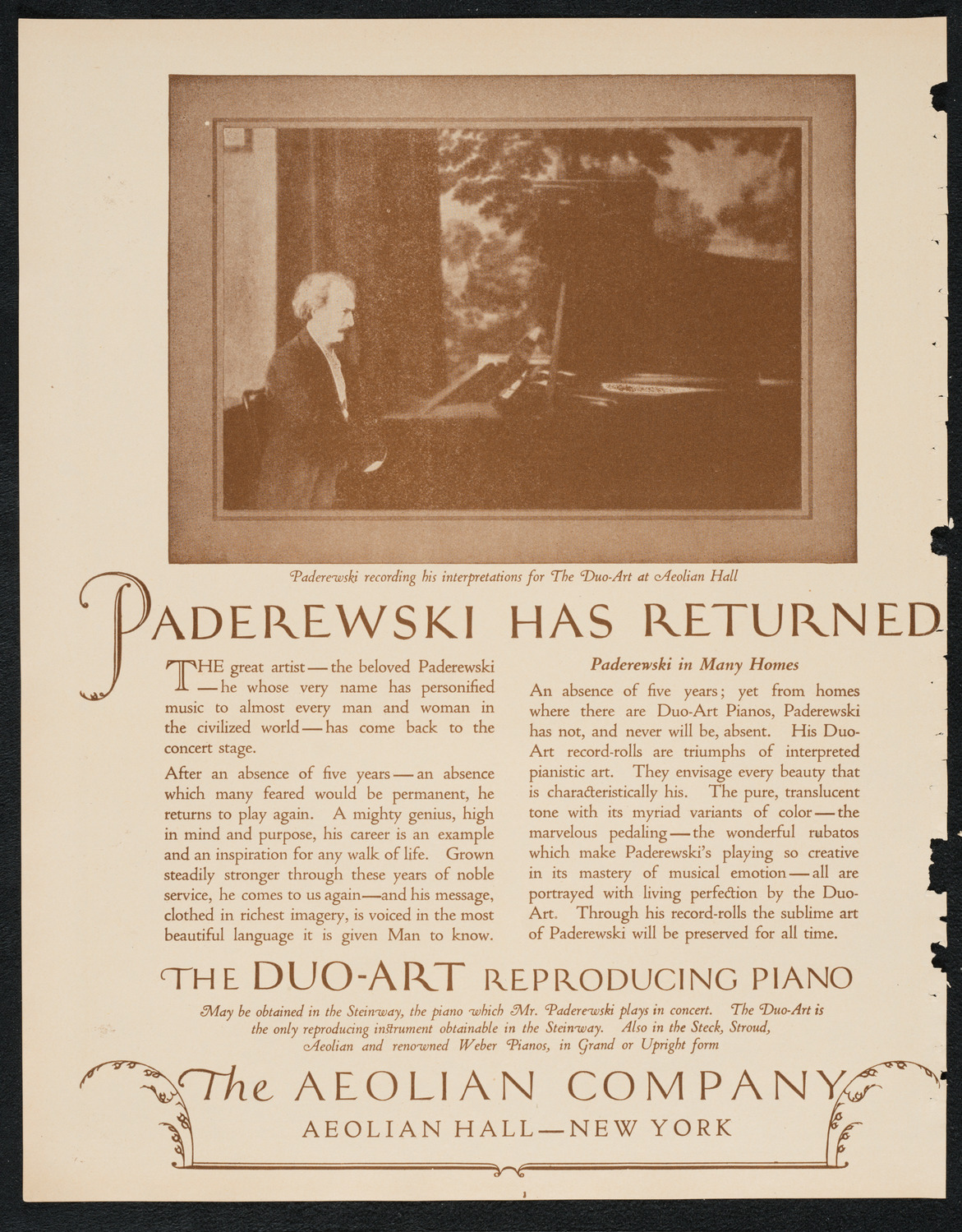 Frieda Hempel, Soprano, November 28, 1922, program page 2