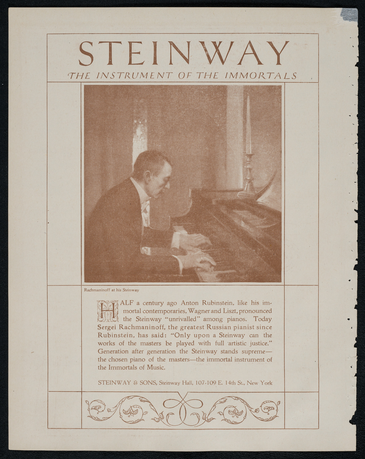 Issay Mitnitzky, Violin, January 17, 1921, program page 4