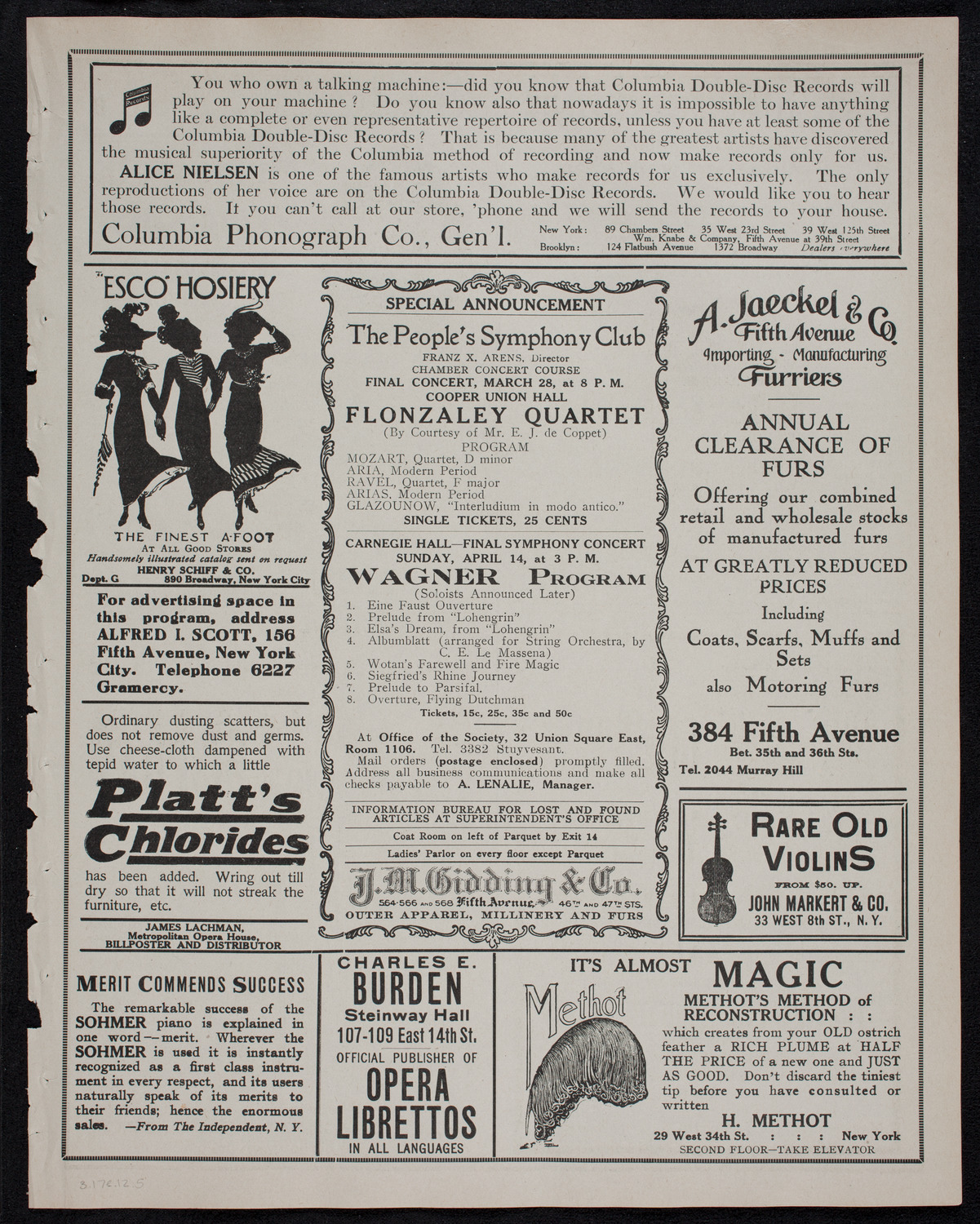 Newman Traveltalks: Moscow and St. Petersburg, March 17, 1912, program page 9