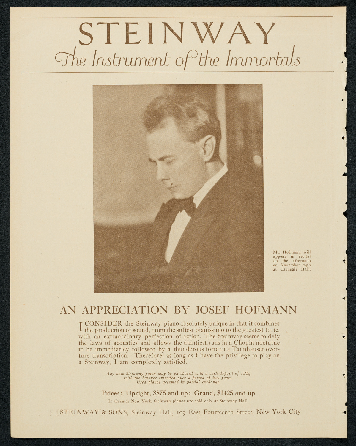Operatic Concert and First Showing of "The Sons of Italy" ("I figli d'Italia"), October 28, 1923, program page 4
