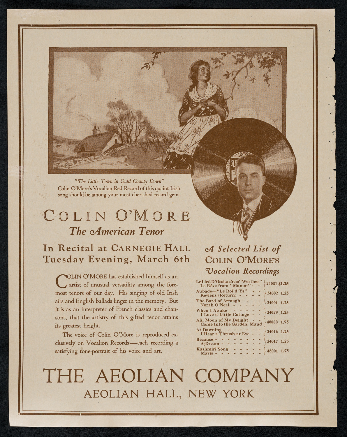 Ruth Posselt, Violin, March 6, 1923, program page 2