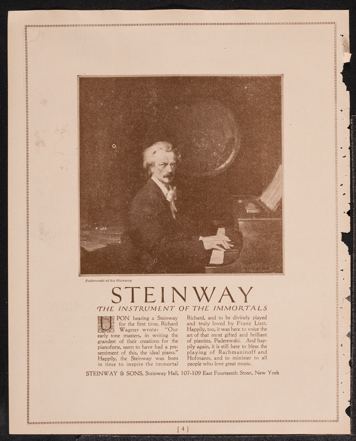 Symphony Concert for Young People, October 29, 1921, program page 4